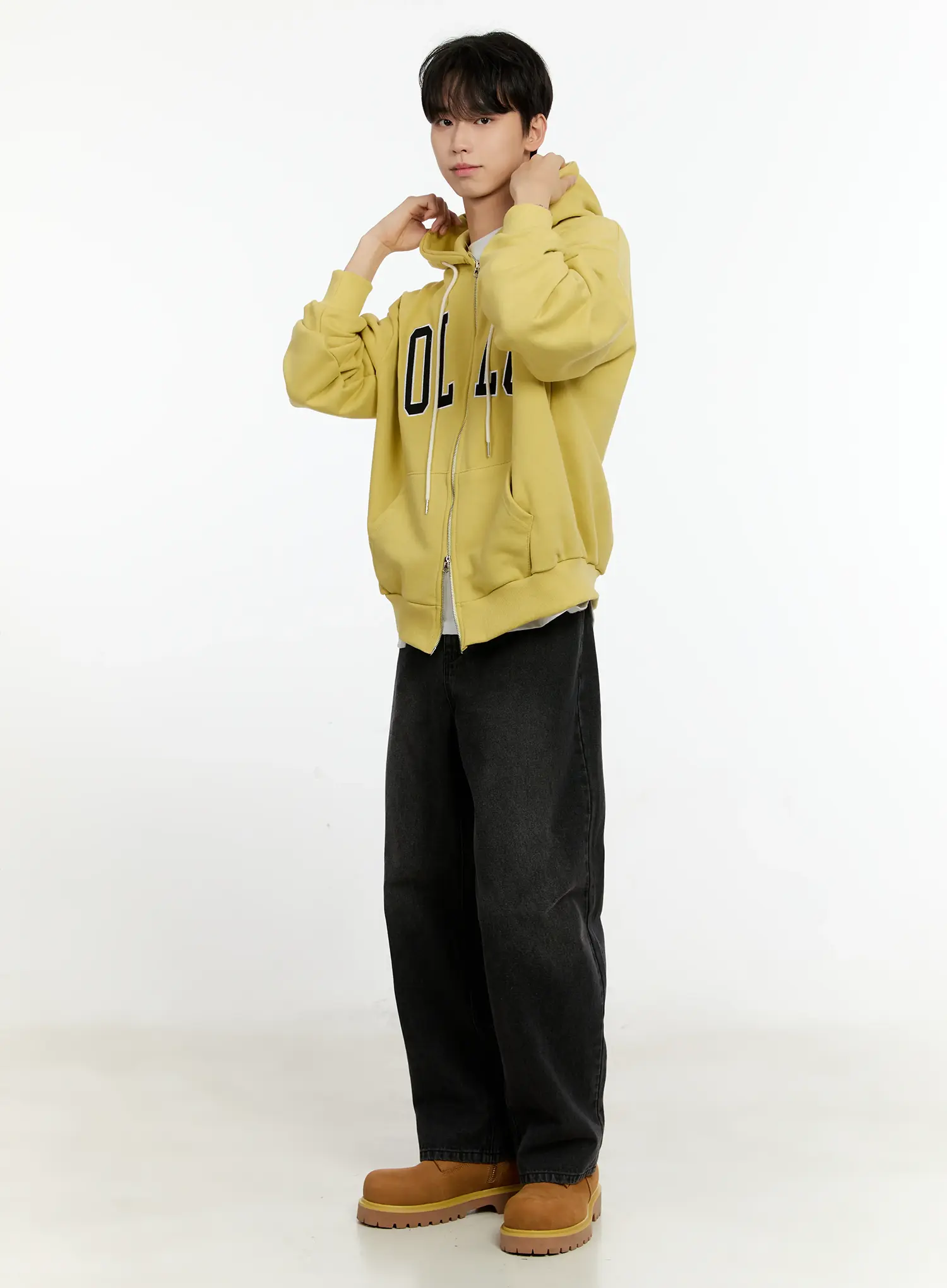 Men's Follow Me Zip-Up Hoodie IO531 - Image 2