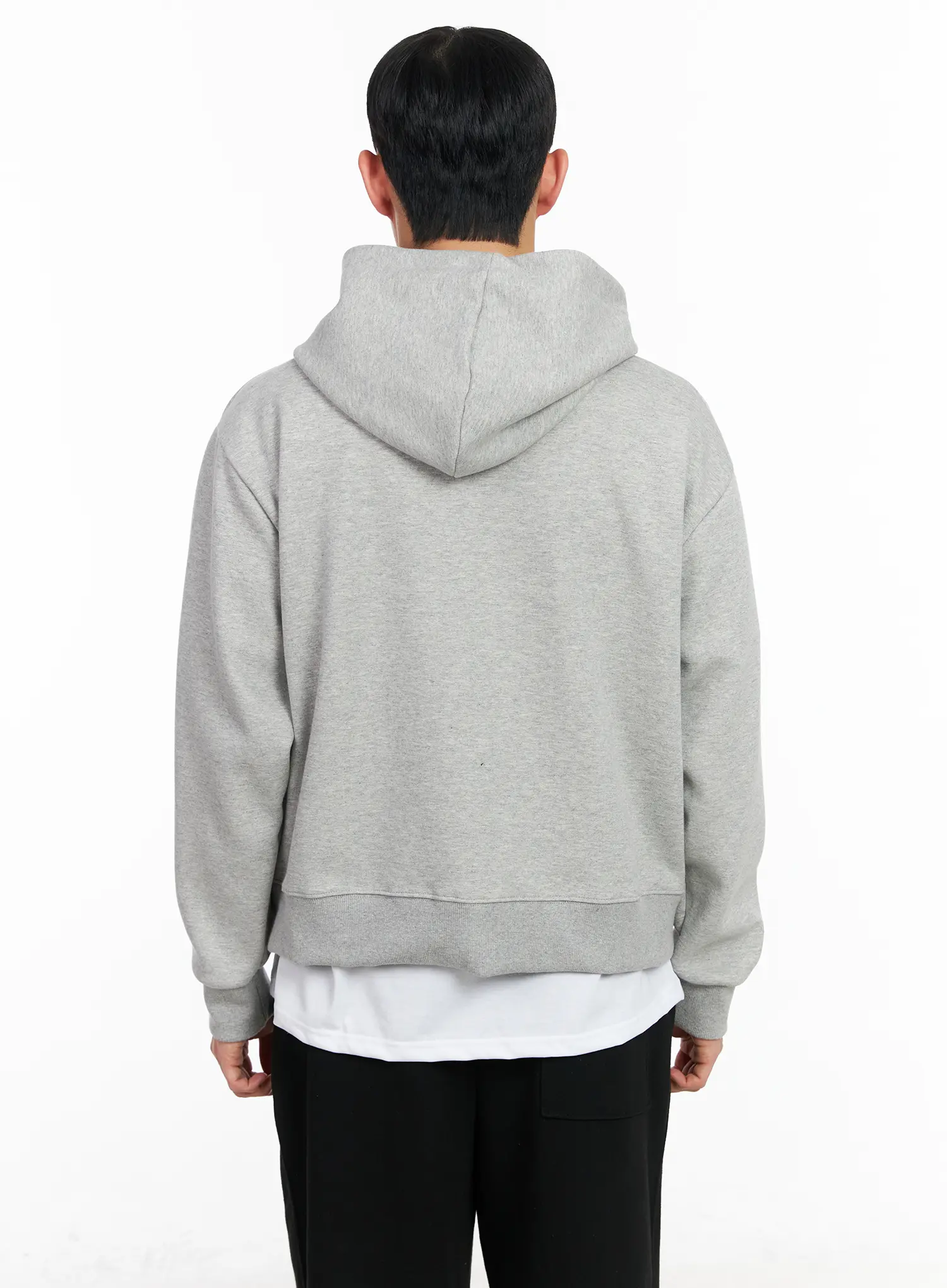 Men's Graphic Button-Up Hoodie IA501 - Image 6