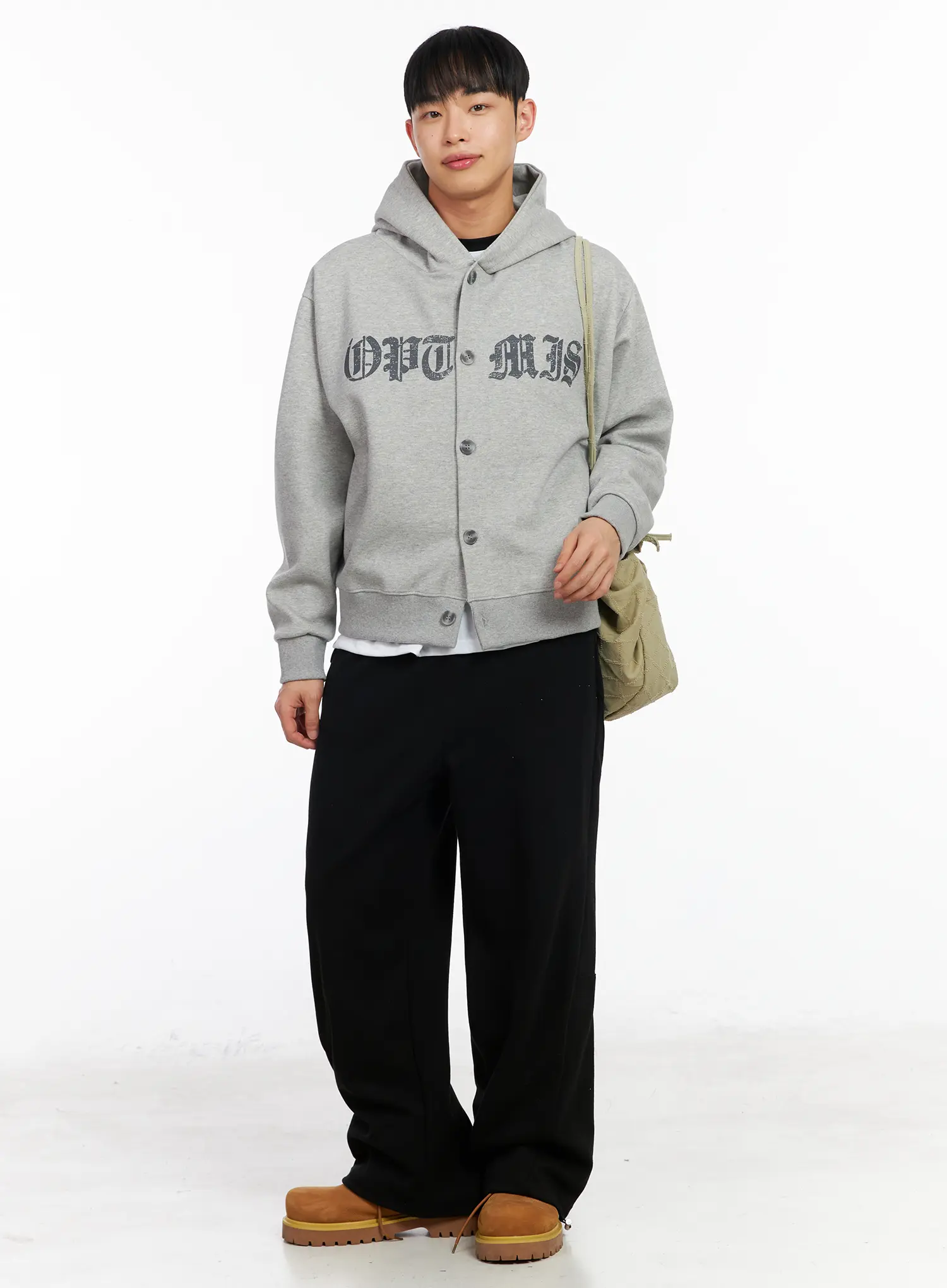 Men's Graphic Button-Up Hoodie IA501 - Image 7