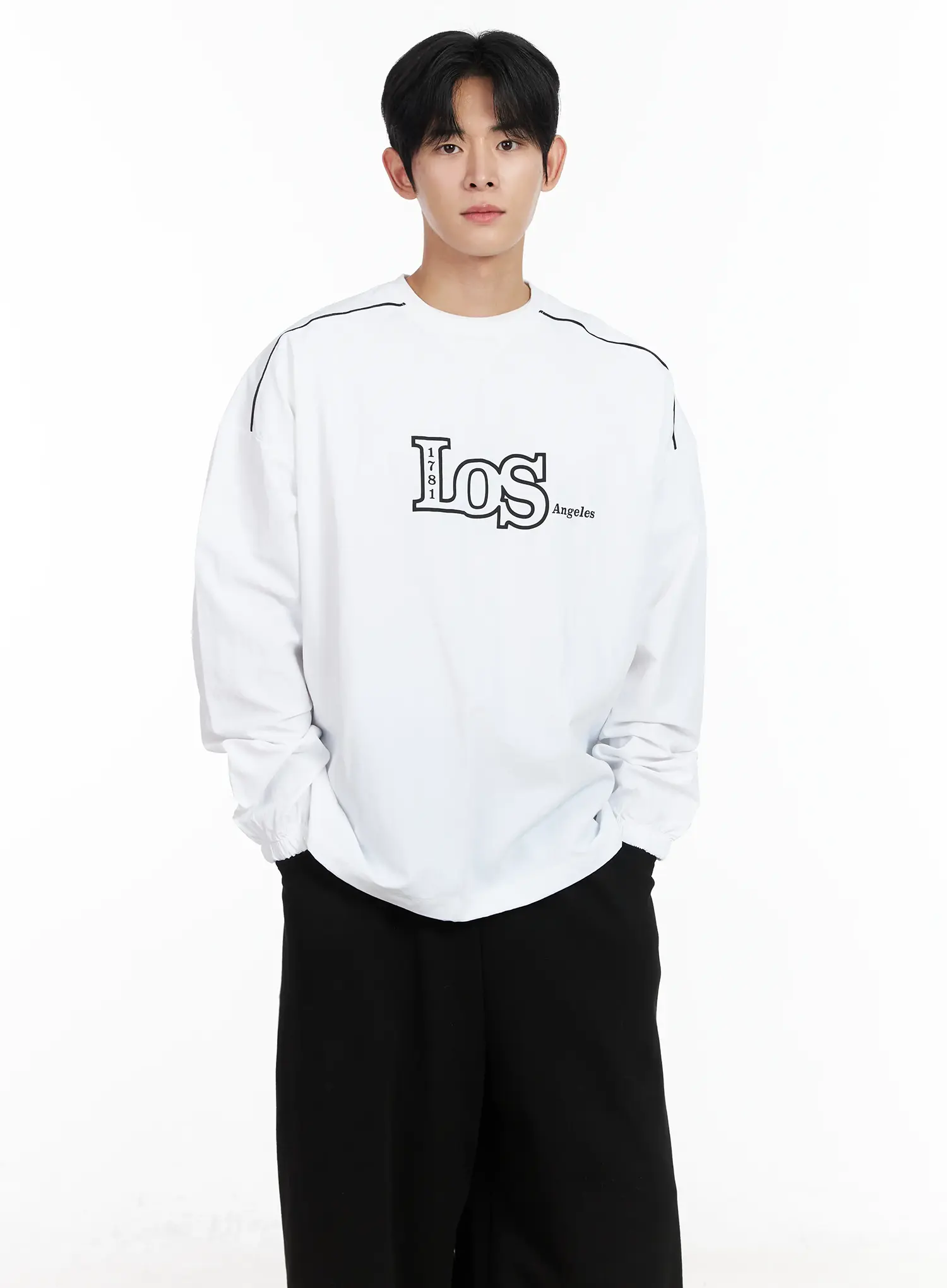 Men's Graphic Crewneck Sweatshirt IM523 - Image 17