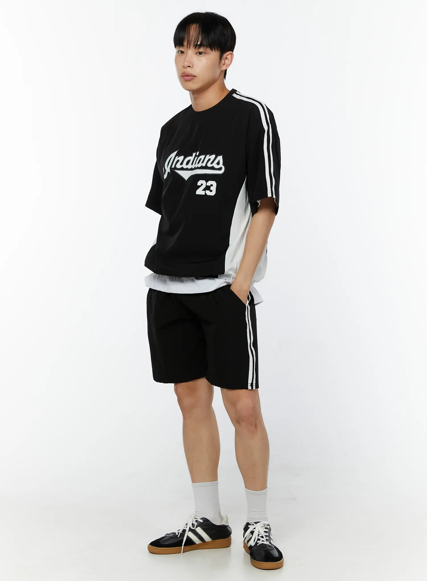Men's Graphic Crewneck T-Shirt IU518 - Image 8