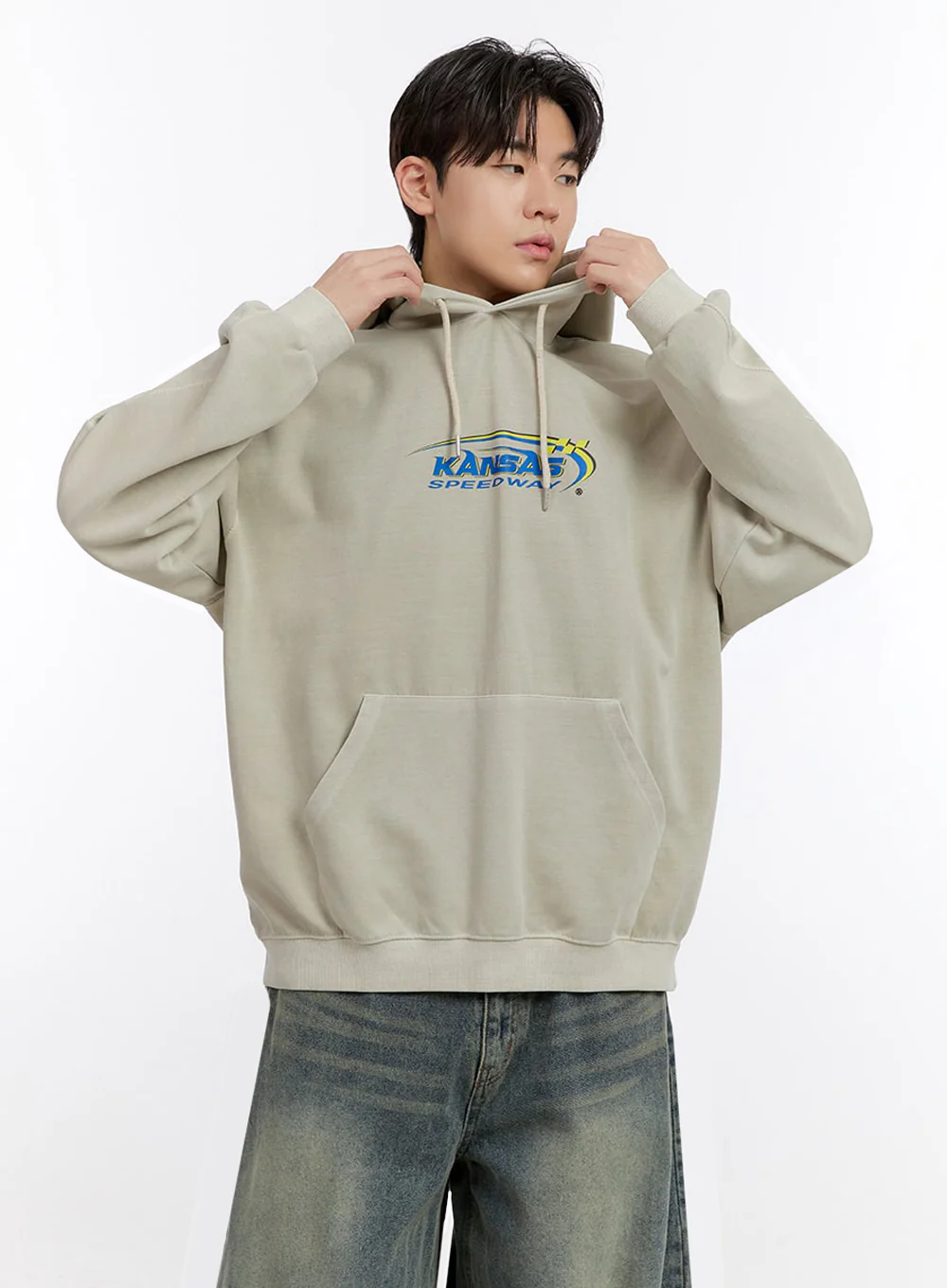 Men's Graphic Logo Hoodie IM525