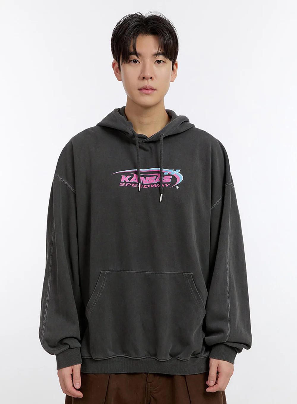 Men's Graphic Logo Hoodie IM525 - Image 12