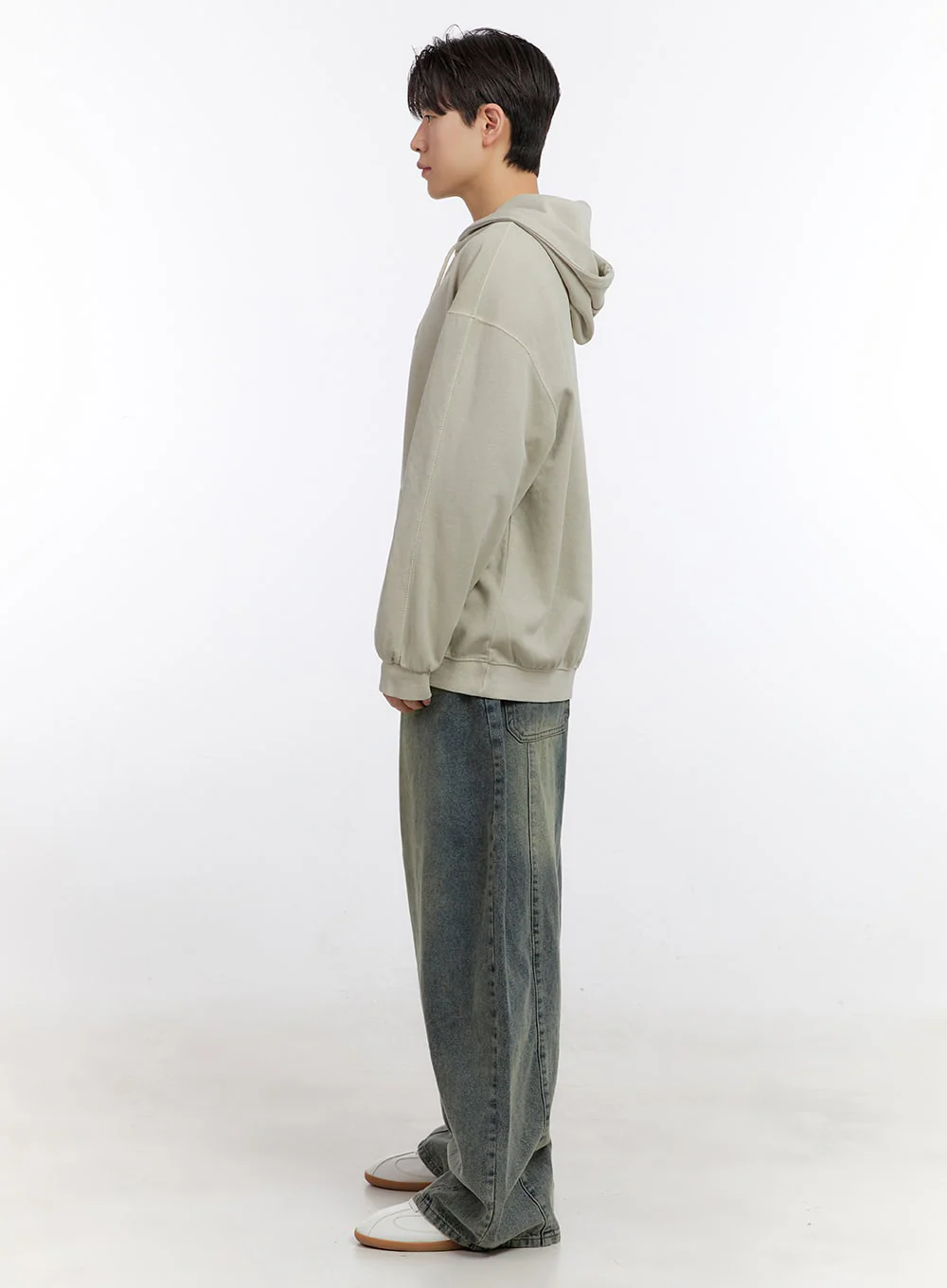 Men's Graphic Logo Hoodie IM525 - Image 8
