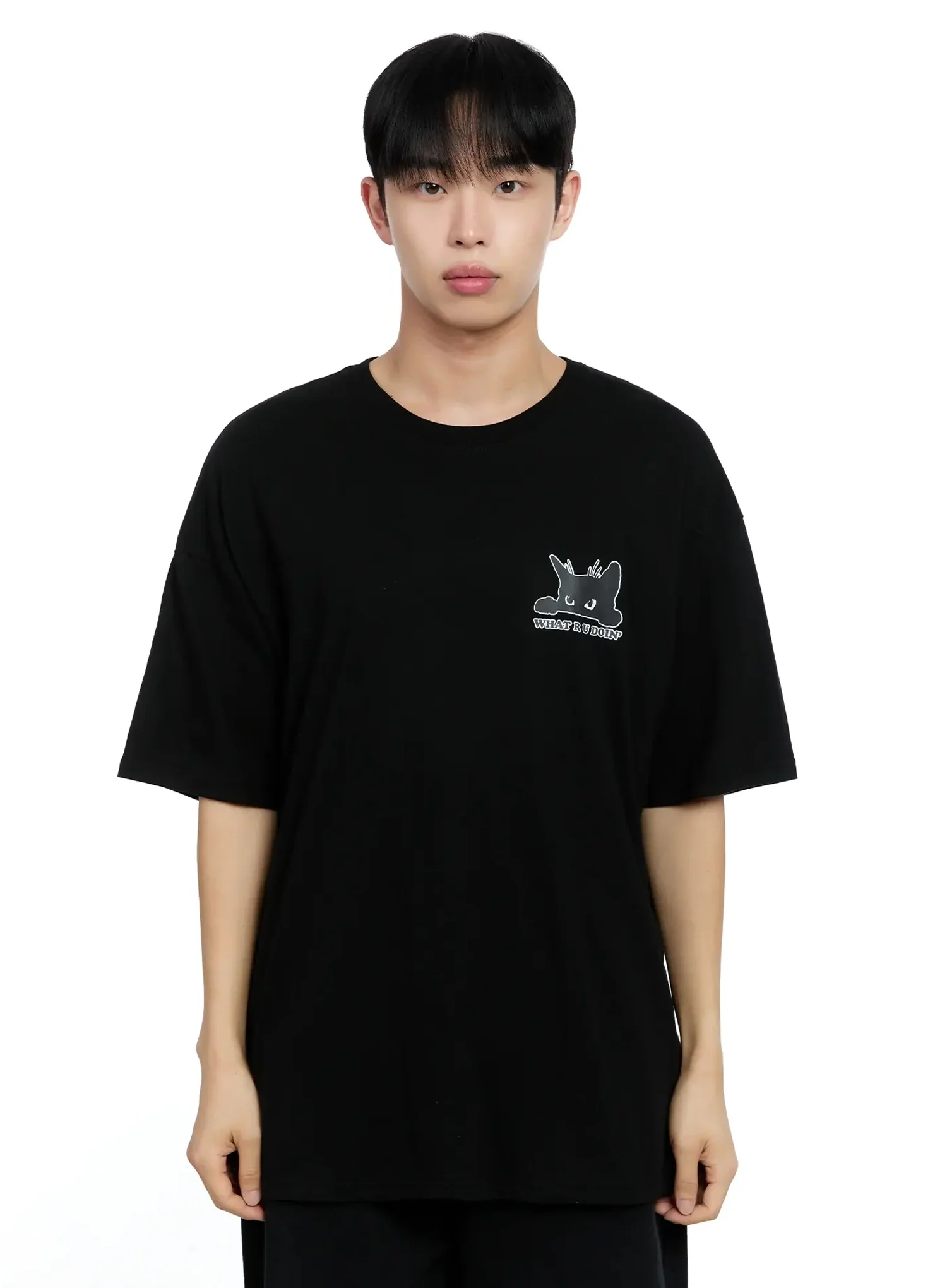 Men's Graphic Oversized T-shirt IG520 - Image 18