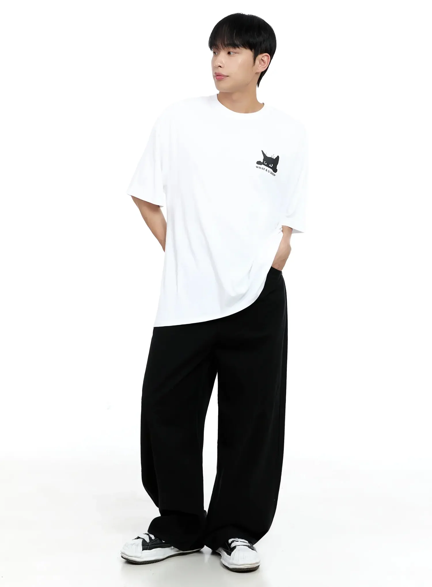 Men's Graphic Oversized T-shirt IG520 - Image 3