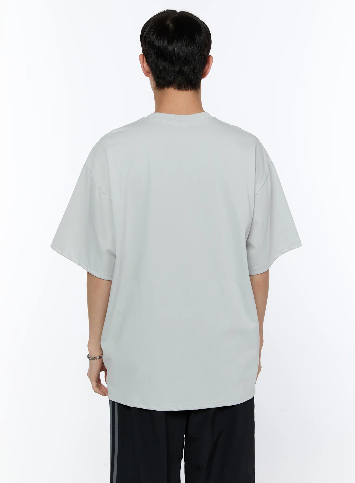 Men's Graphic Oversized Tee IA520 - Image 6