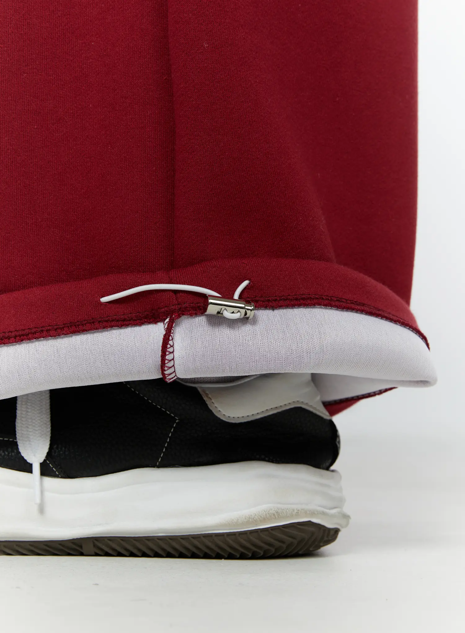 Men's Graphic Parachute String Sweatpants (Red) IY513 - Image 4