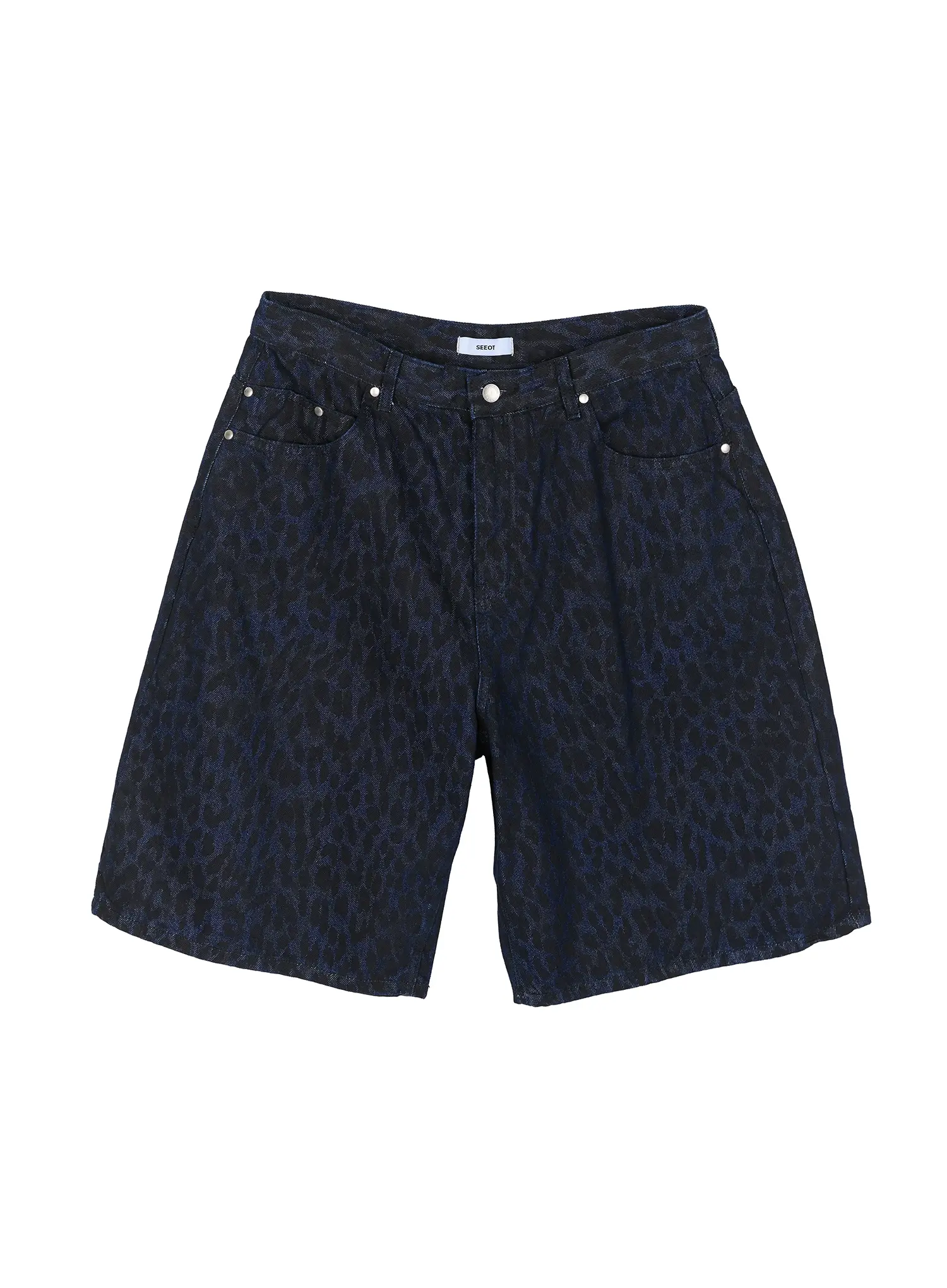 Men's Graphic Print Bermuda Shorts IU518 - Image 9