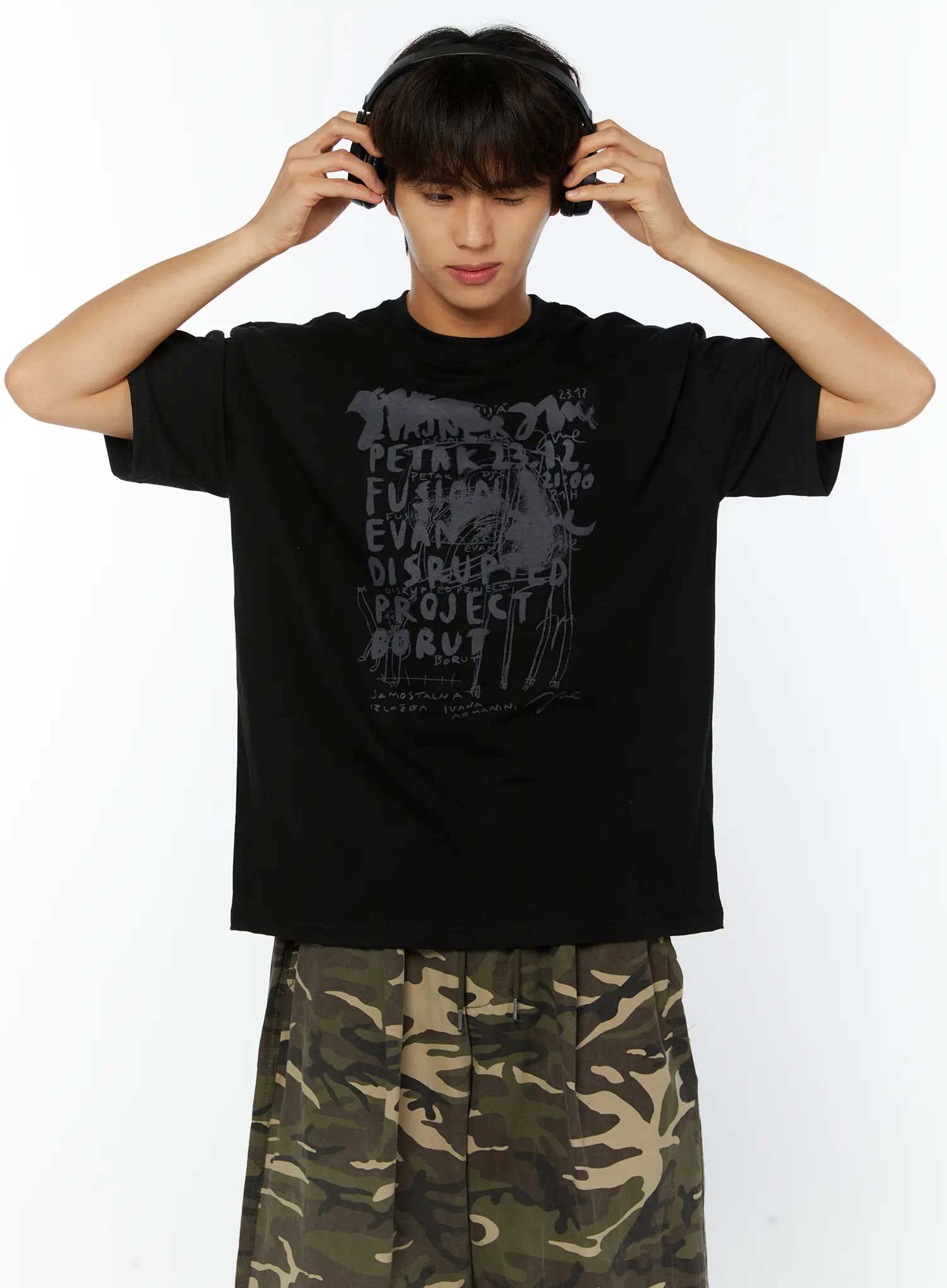 Men's Graphic Print Tee IY514 - Image 2
