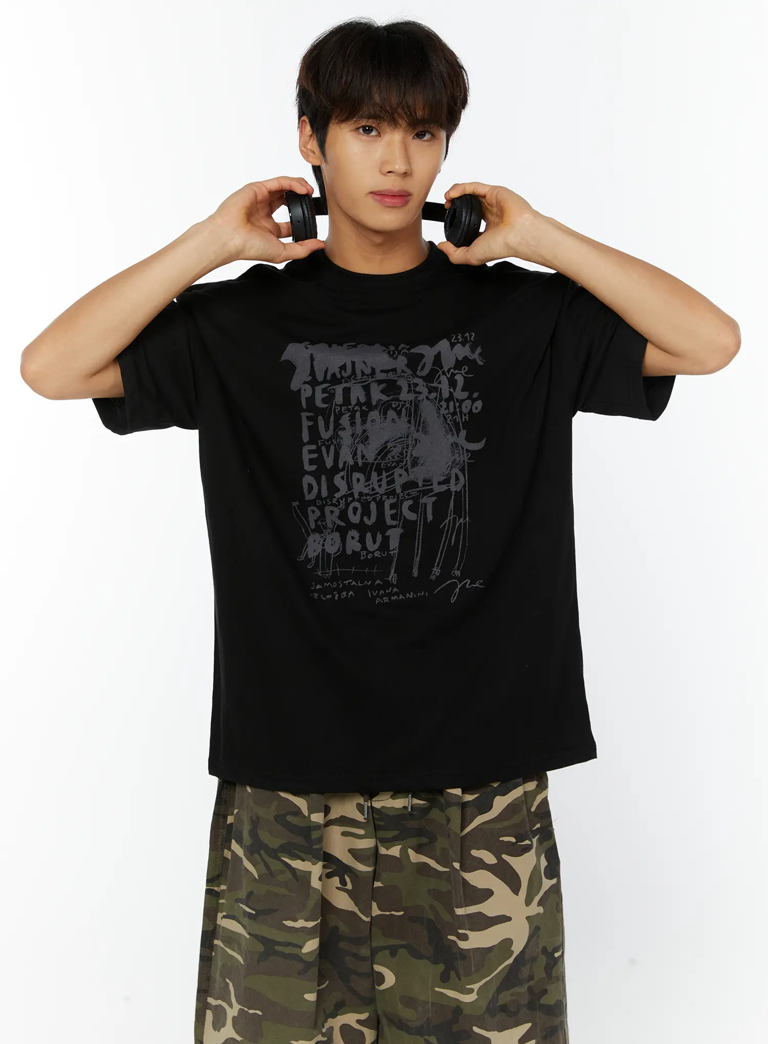Men's Graphic Print Tee IY514 - Image 6