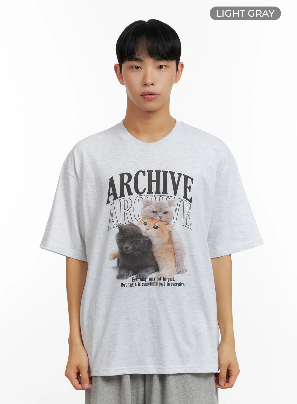 Men's Graphic Round Neck Short Sleeve T-Shirt CL429 - Image 9
