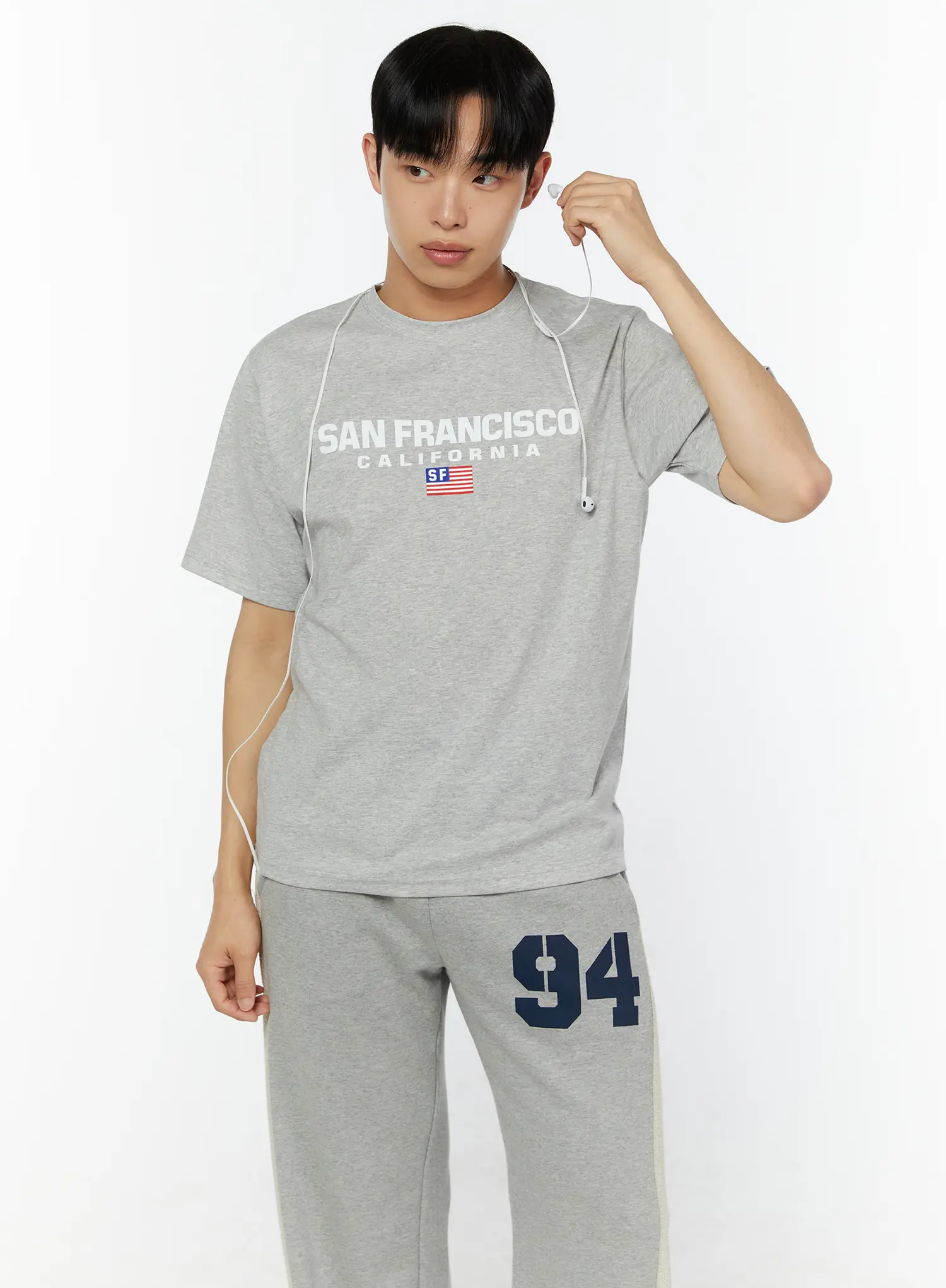Men's Graphic Round Neck T-Shirt IU518