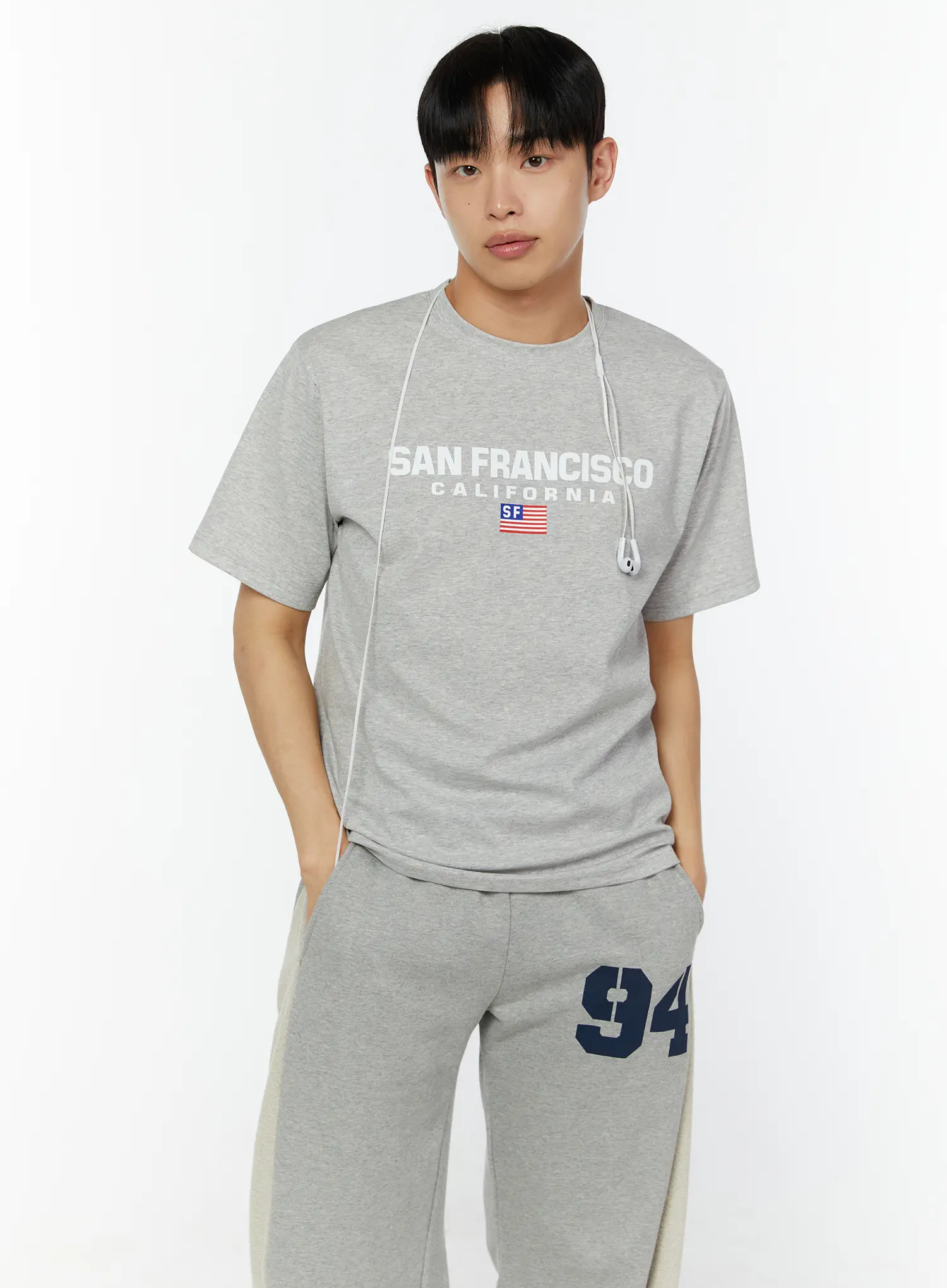 Men's Graphic Round Neck T-Shirt IU518 - Image 7