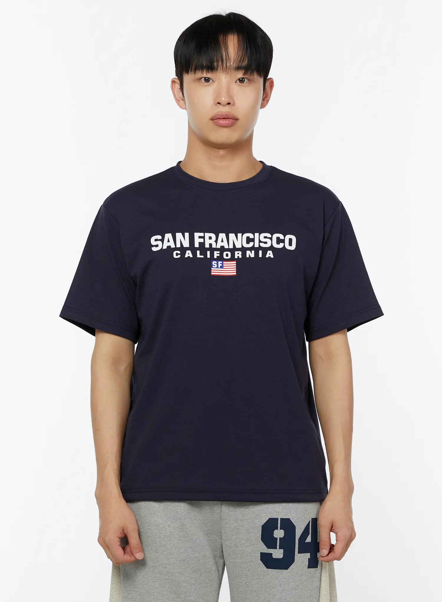 Men's Graphic Round Neck T-Shirt IU518 - Image 8
