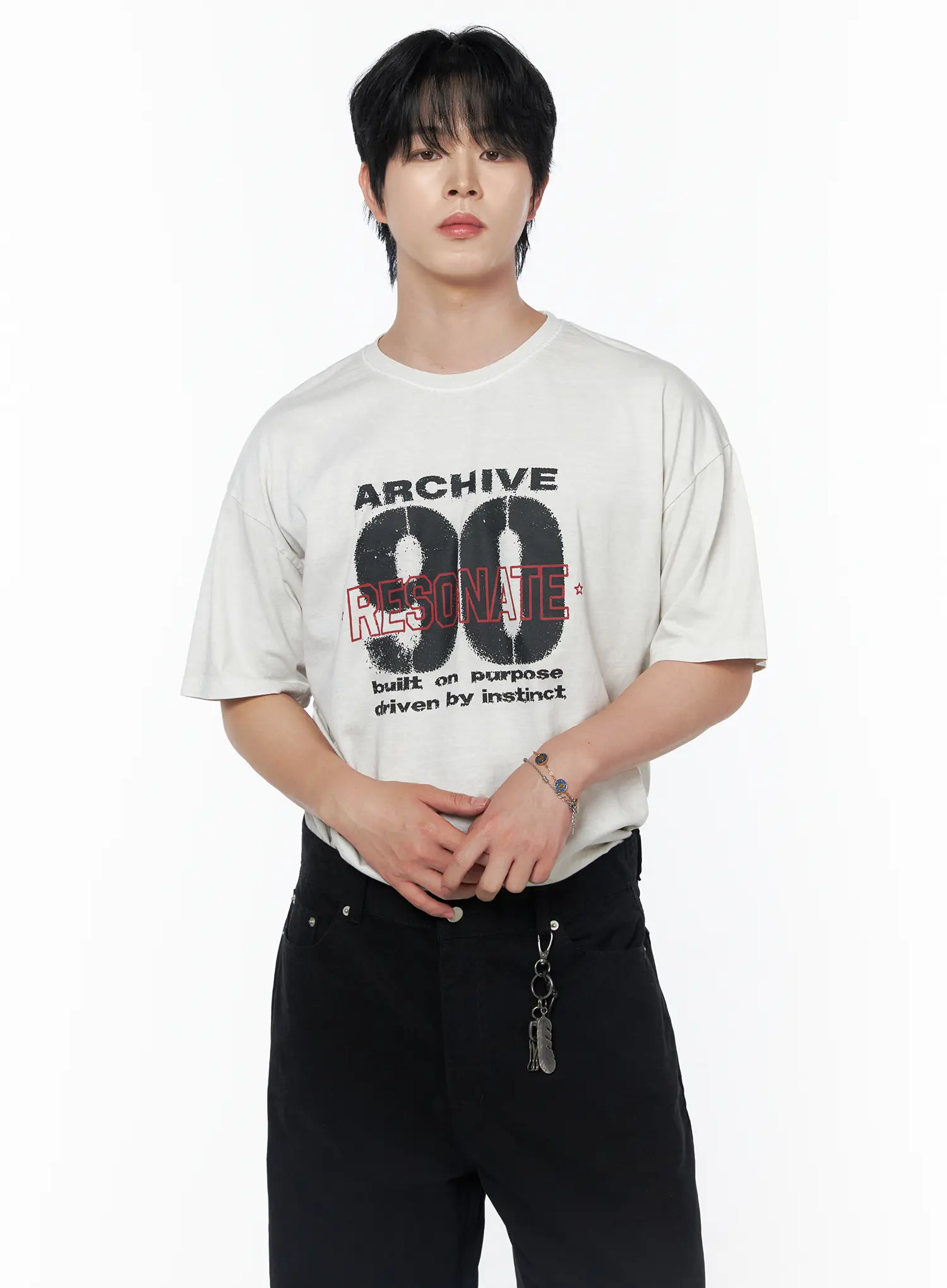 Men's Graphic Short Sleeve T-Shirt IU523