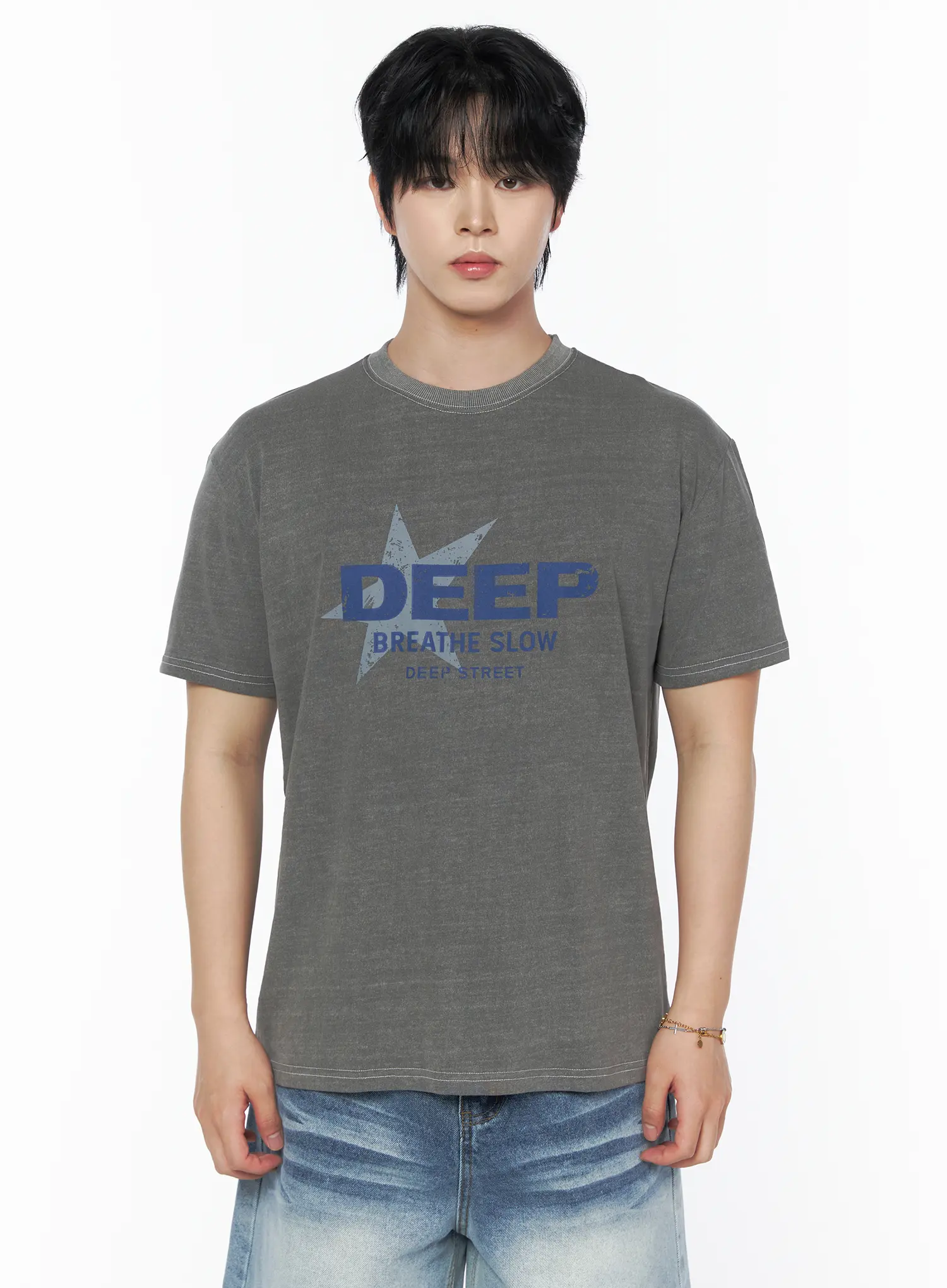 Men's Graphic Star T-Shirt IU523 - Image 12