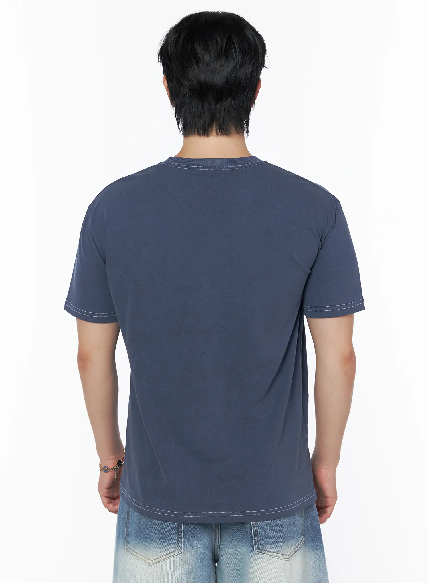 Men's Graphic Star T-Shirt IU523 - Image 5