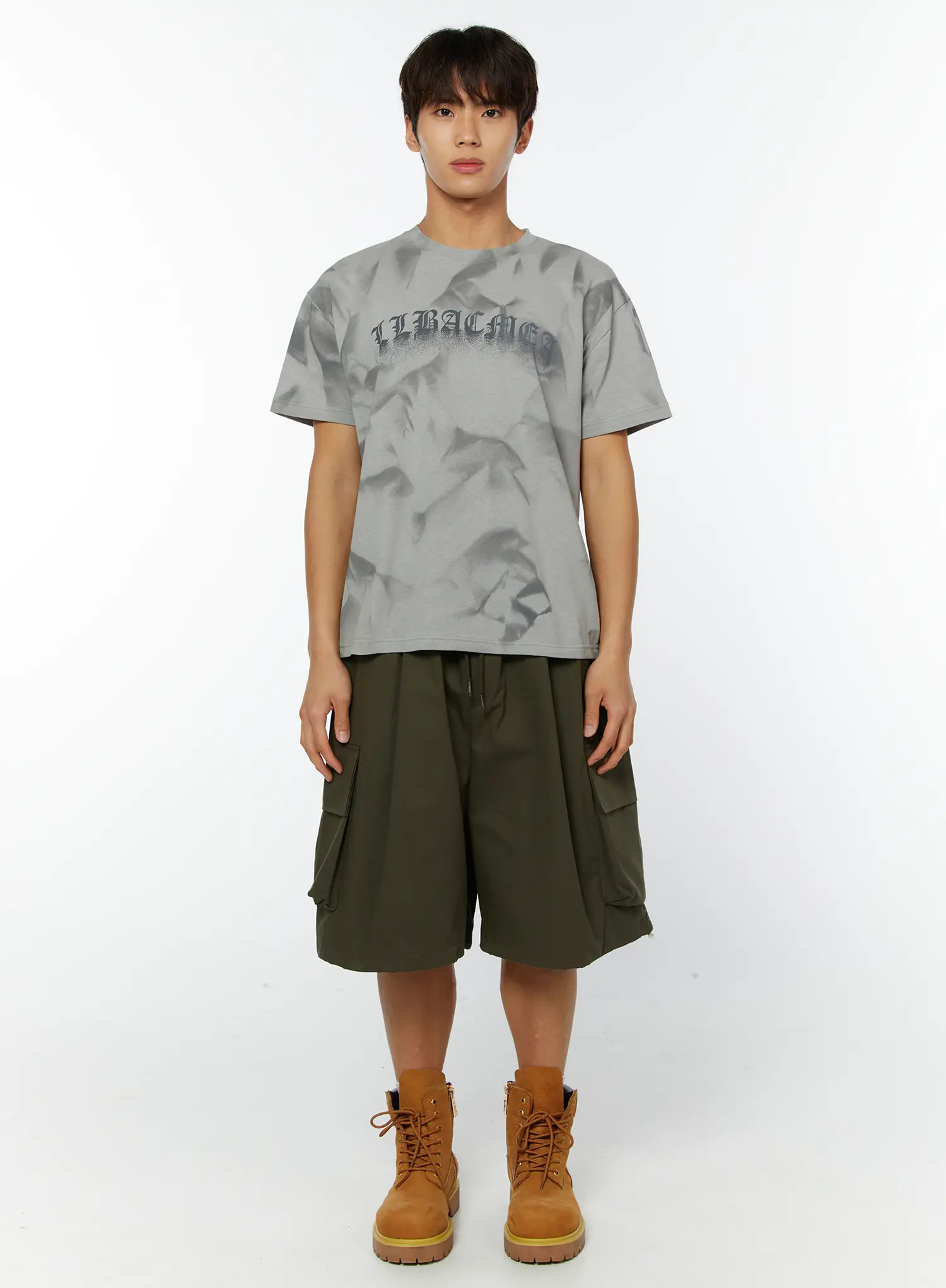 Men's Graphic Tie-Dye Print Tee IY514 - Image 3