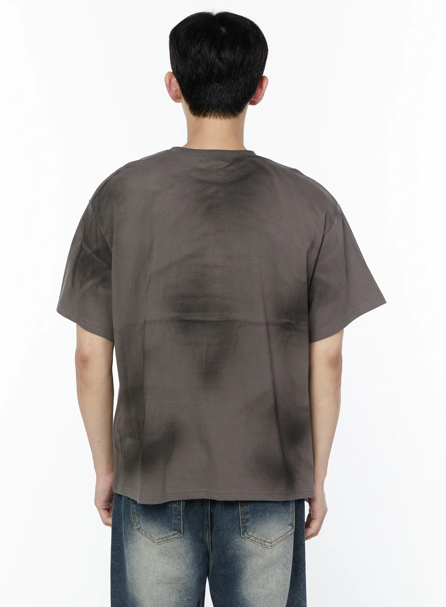 Men's Grunge Style Graphic T-Shirt IA530 - Image 5