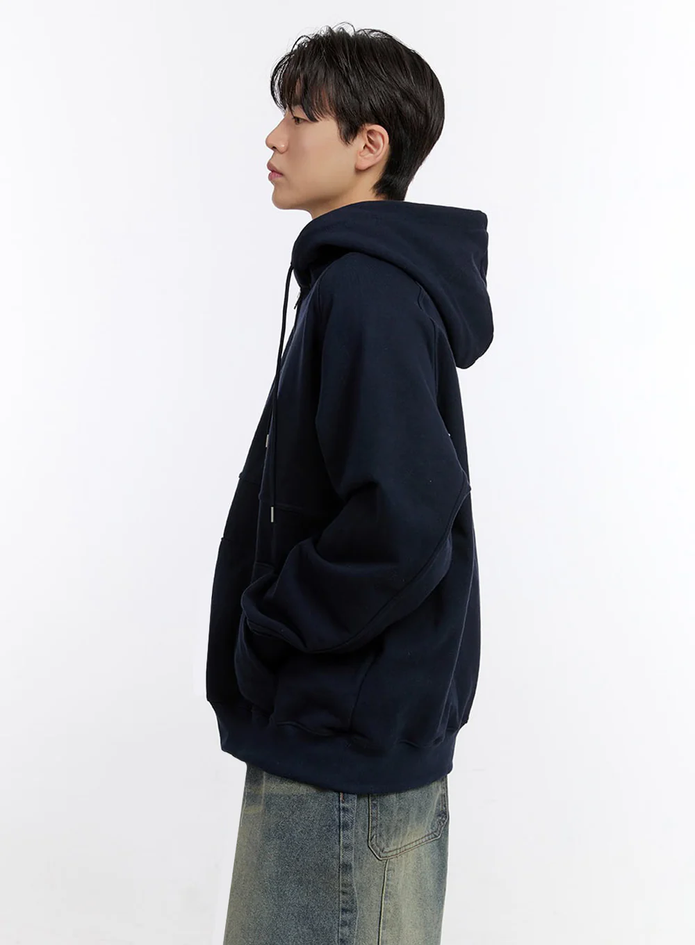 Men's Half-Zip Hoodie IM525 - Image 5