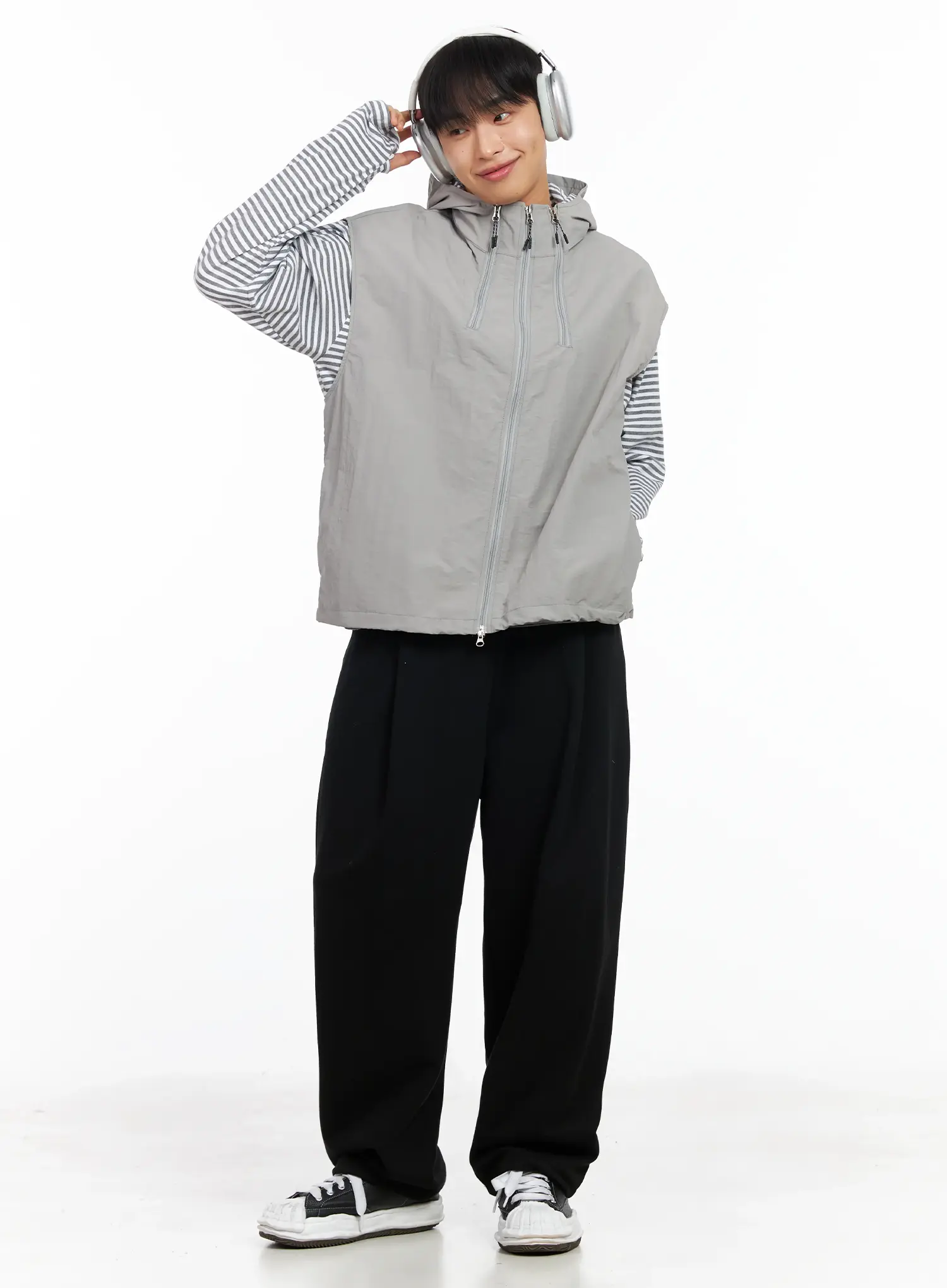 Men's Hooded Vest IM516 - Image 3