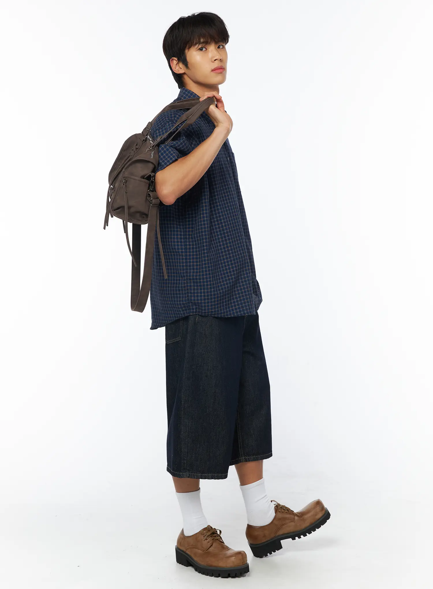 Men's Indigo Bermuda Jorts IY529 - Image 11