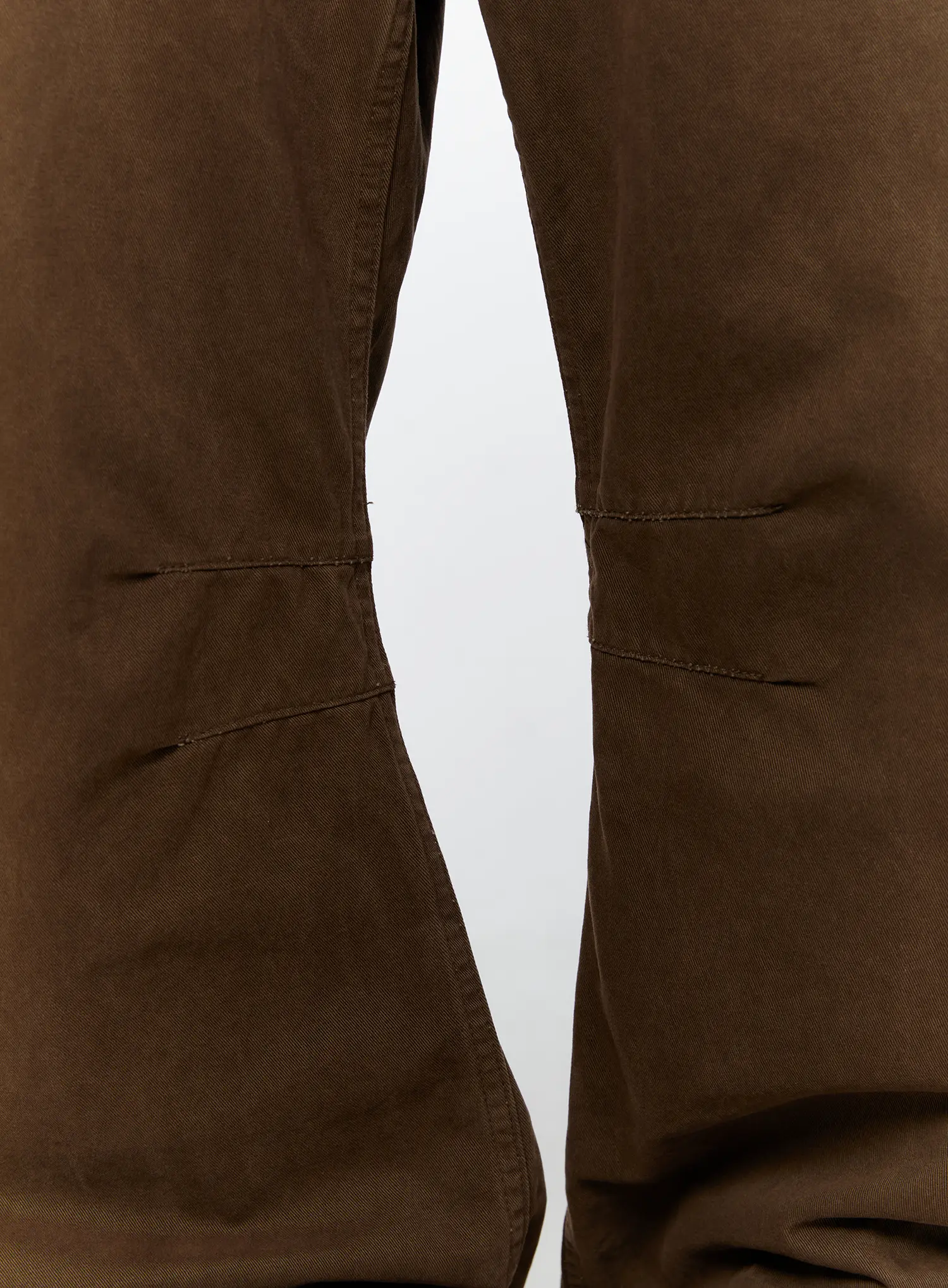 Men's Keychain Detail Curved Cotton Pants IU515 - Image 5