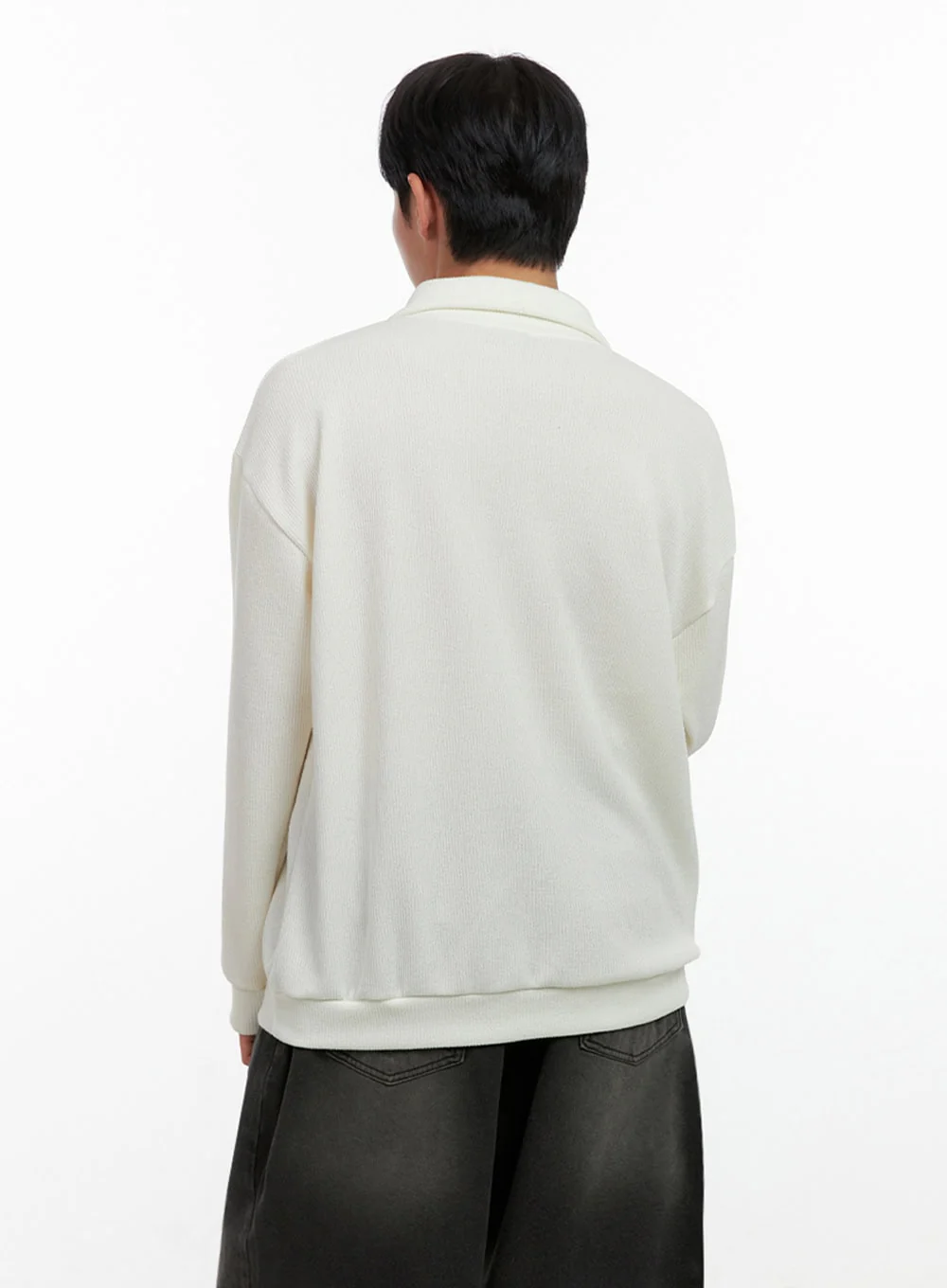 Men's Knit Half-Zip Sweater IN426 - Image 5