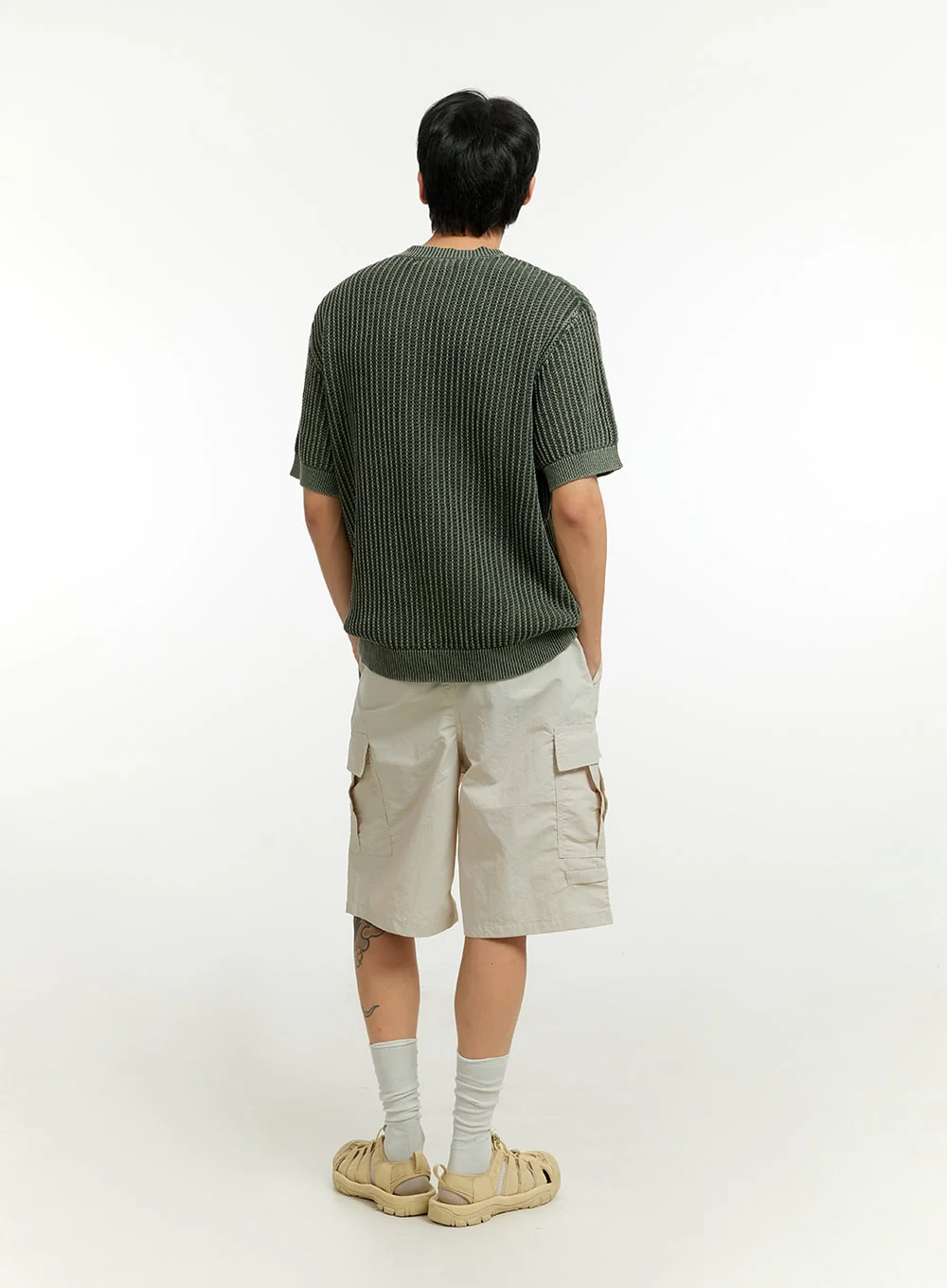 Men's Knit Sweater T-Shirt IL412 - Image 8