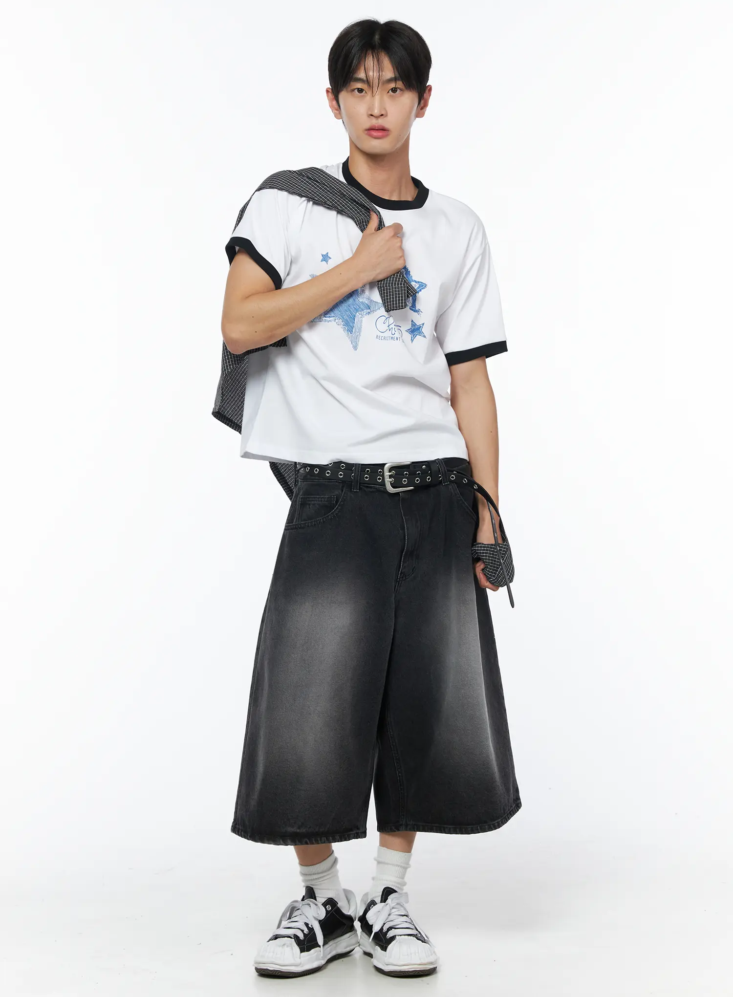 Men's Layering Plaid Shirt IU510 - Image 10