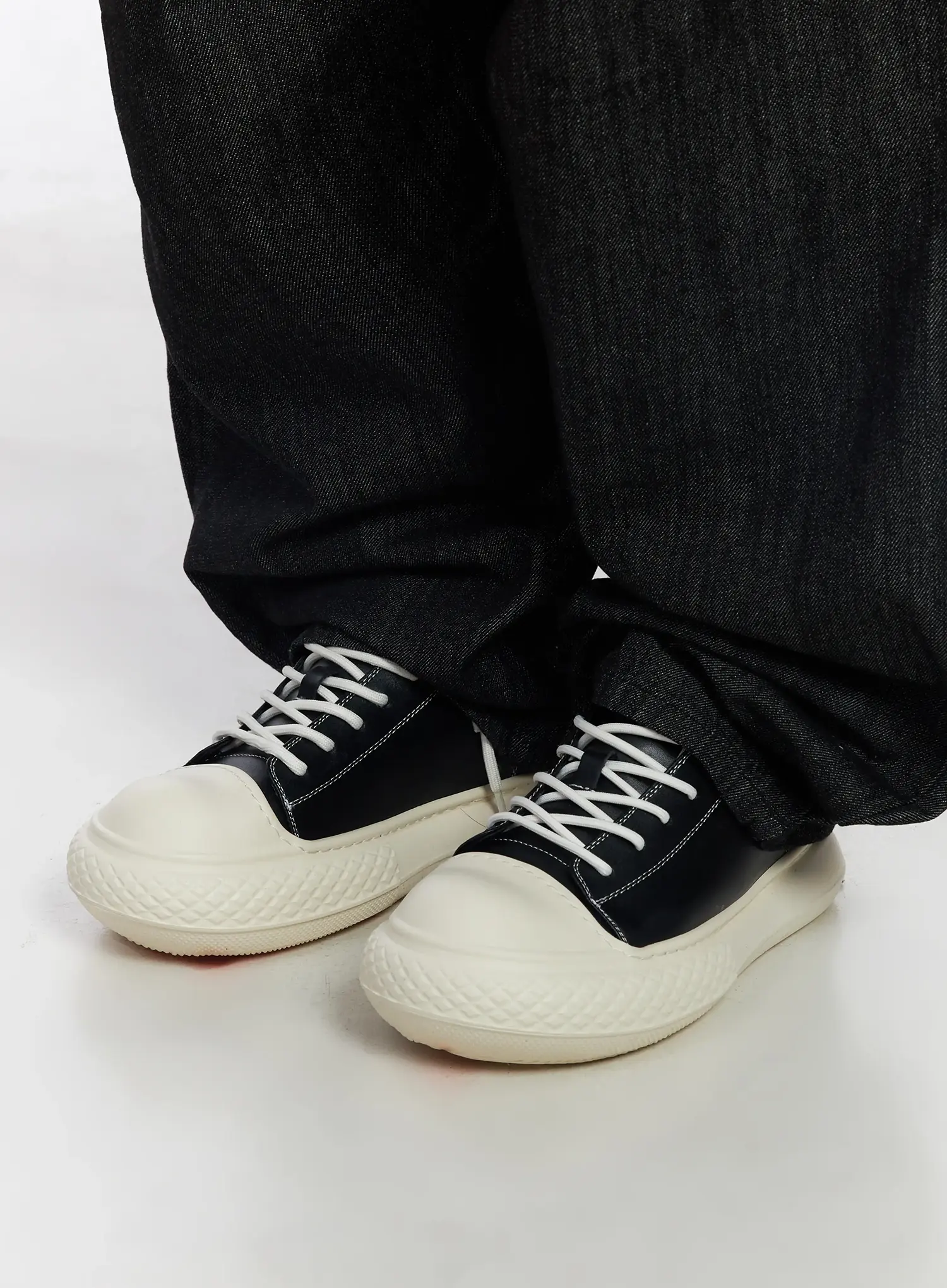 Men's Leather Sneakers IJ527 - Image 4