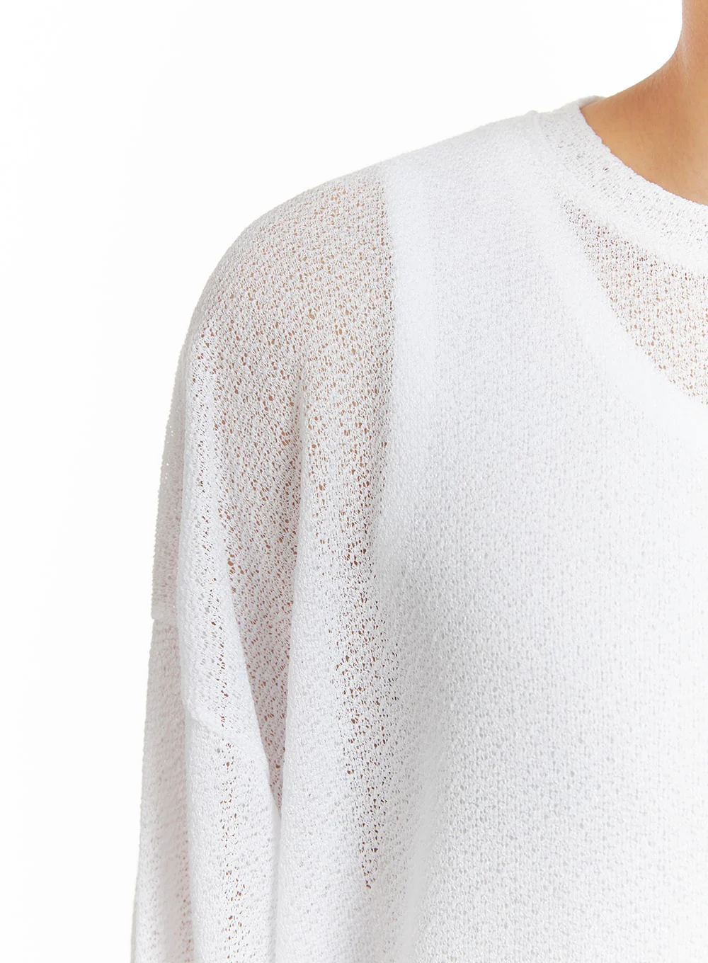 Men's Linen Blend Light Sweater IA401 - Image 3