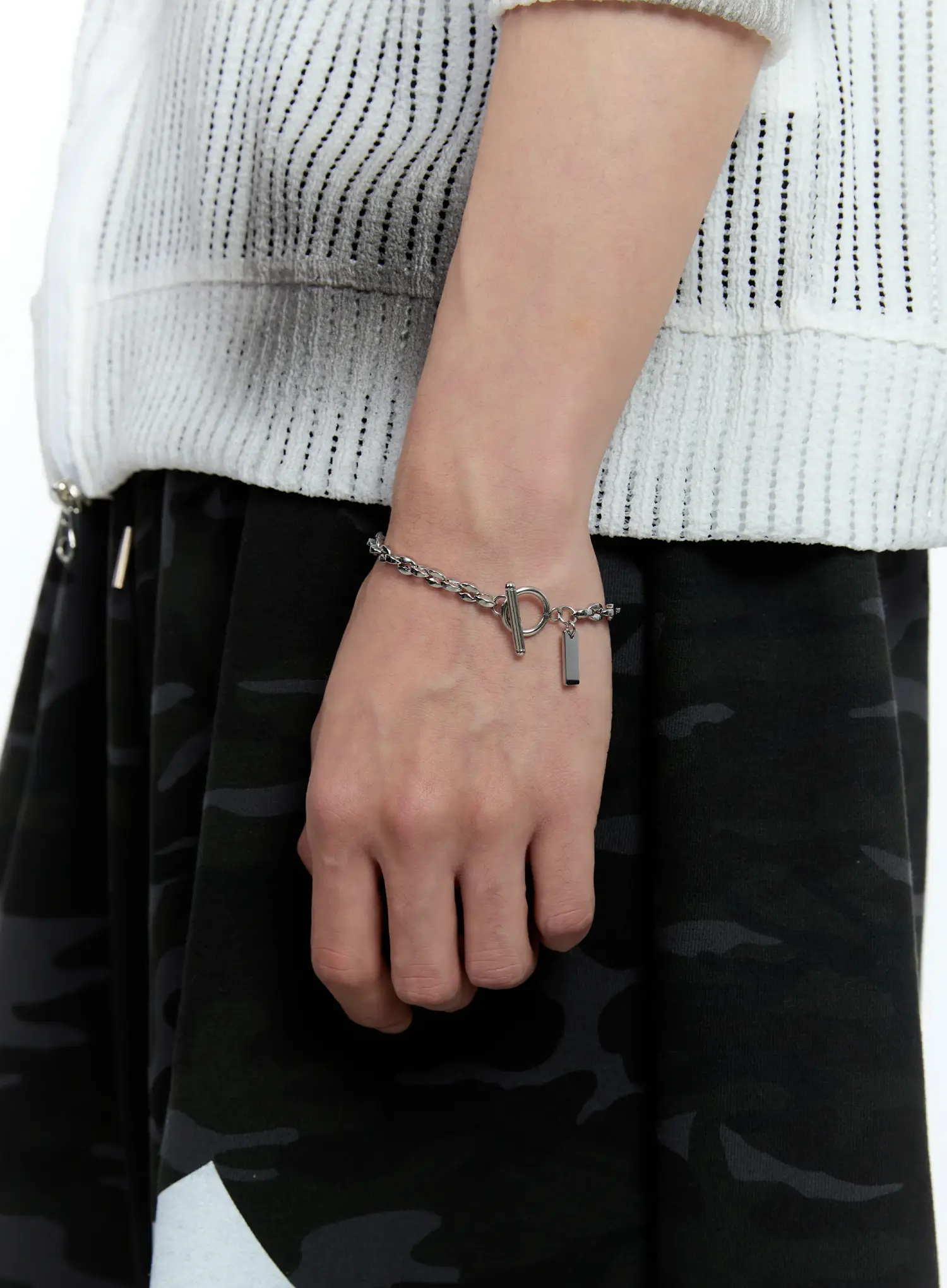 Men's Link-Chain Bracelet IL529 - Image 2