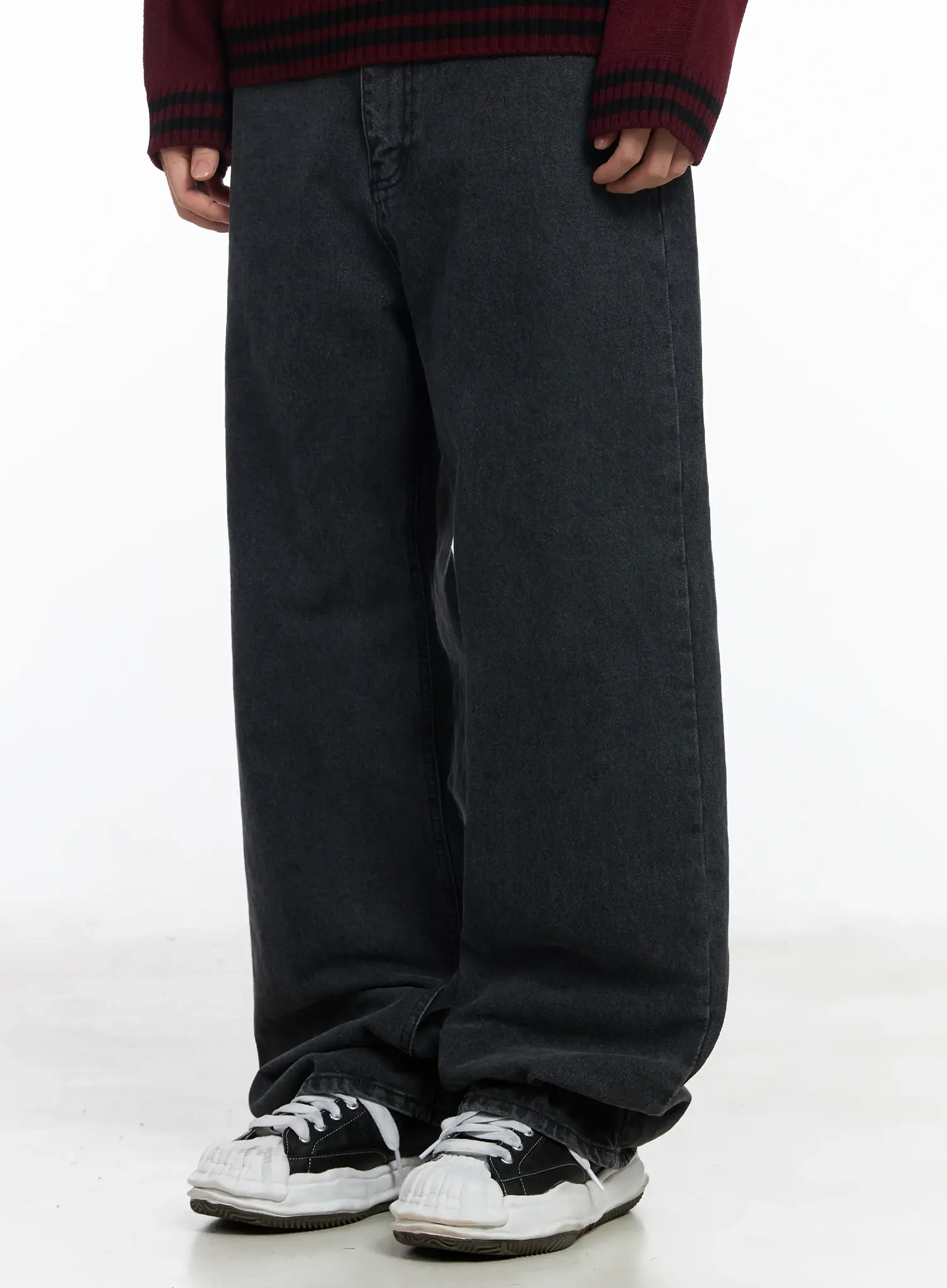 Men's Long Straight-Fit Jeans IF517 - Image 4
