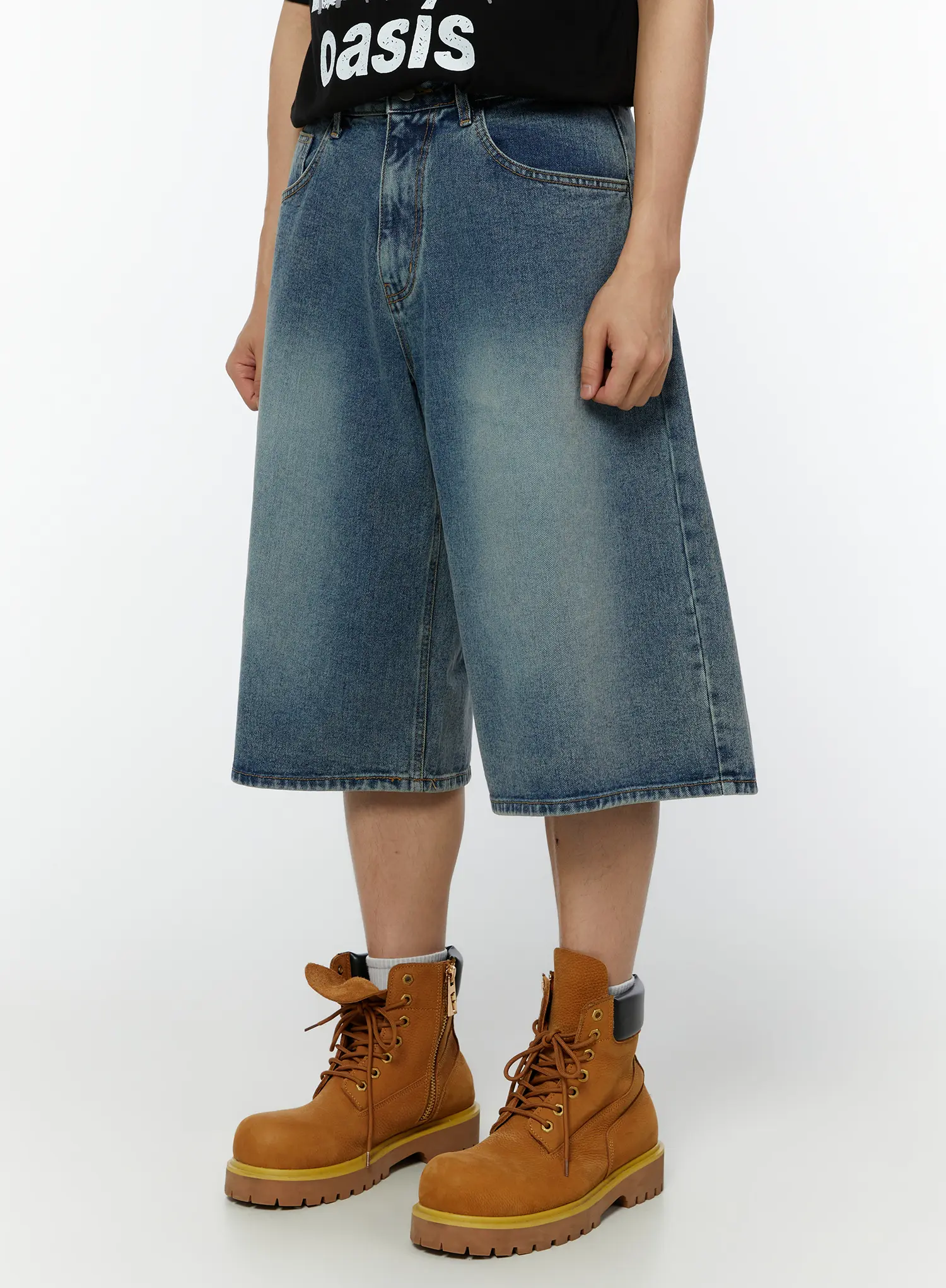 Men's Loose Fit Jorts IU515 - Image 2