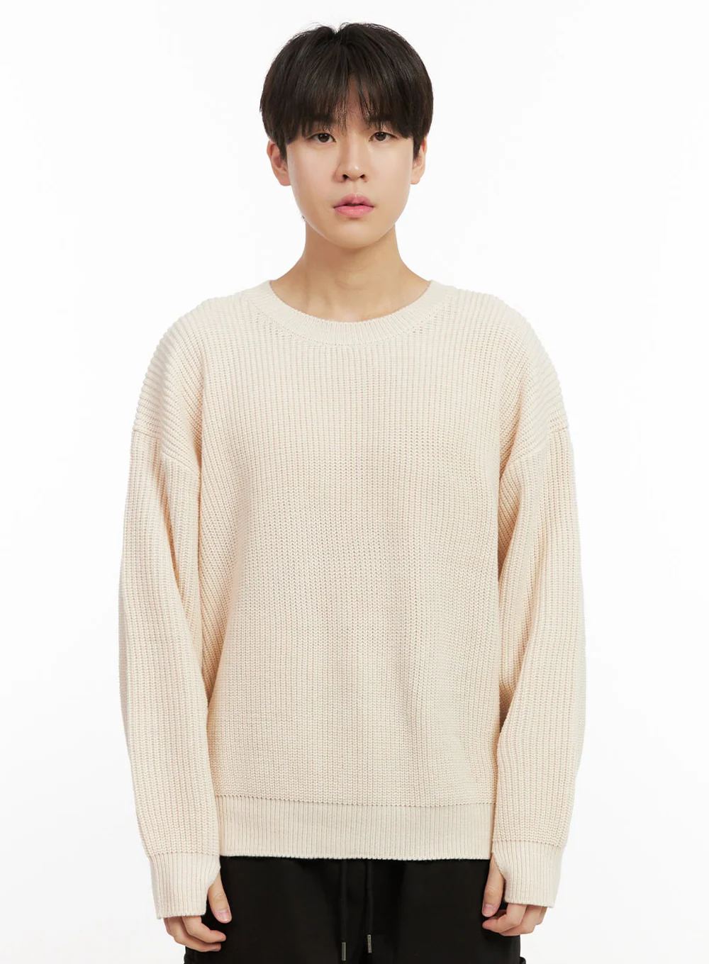 Men's Loose-Fit Sweater IJ517 - Image 11