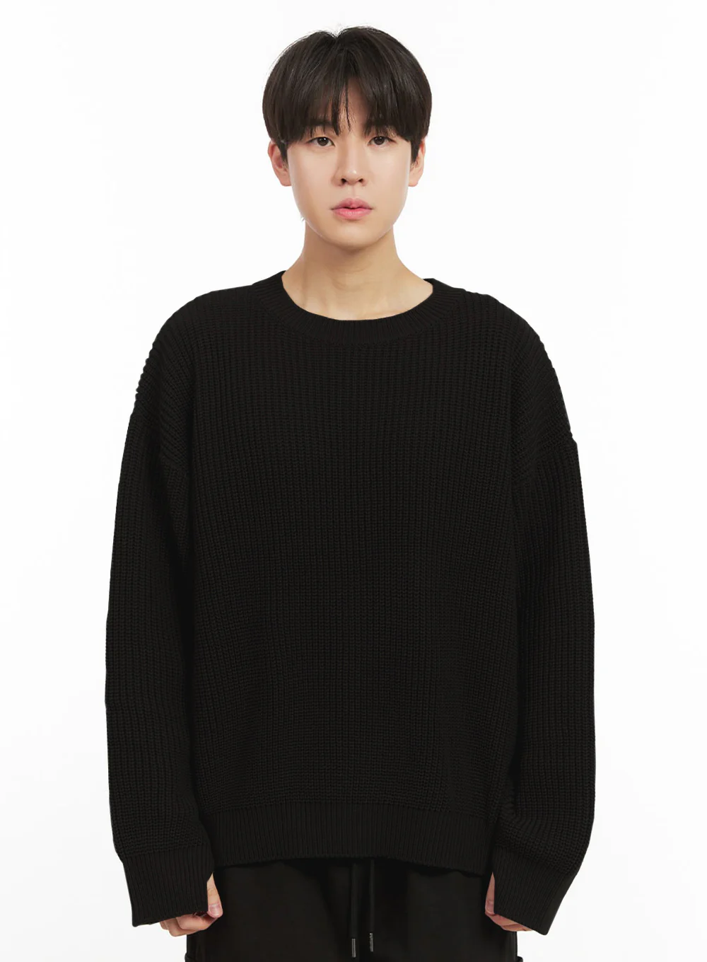 Men's Loose-Fit Sweater IJ517 - Image 14