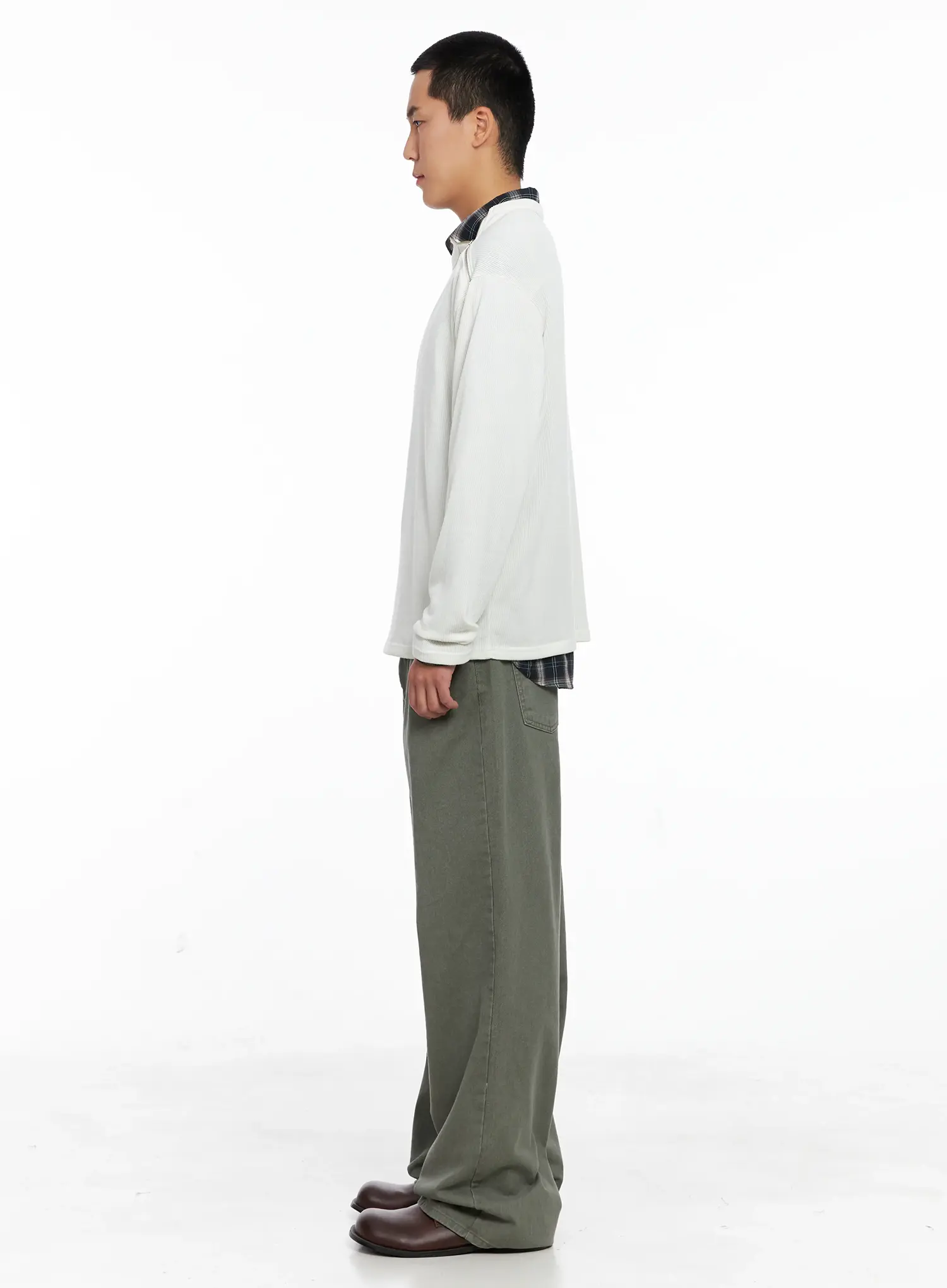 Men's Lost Baggy Jeans IG529 (Dark Green) - Image 7