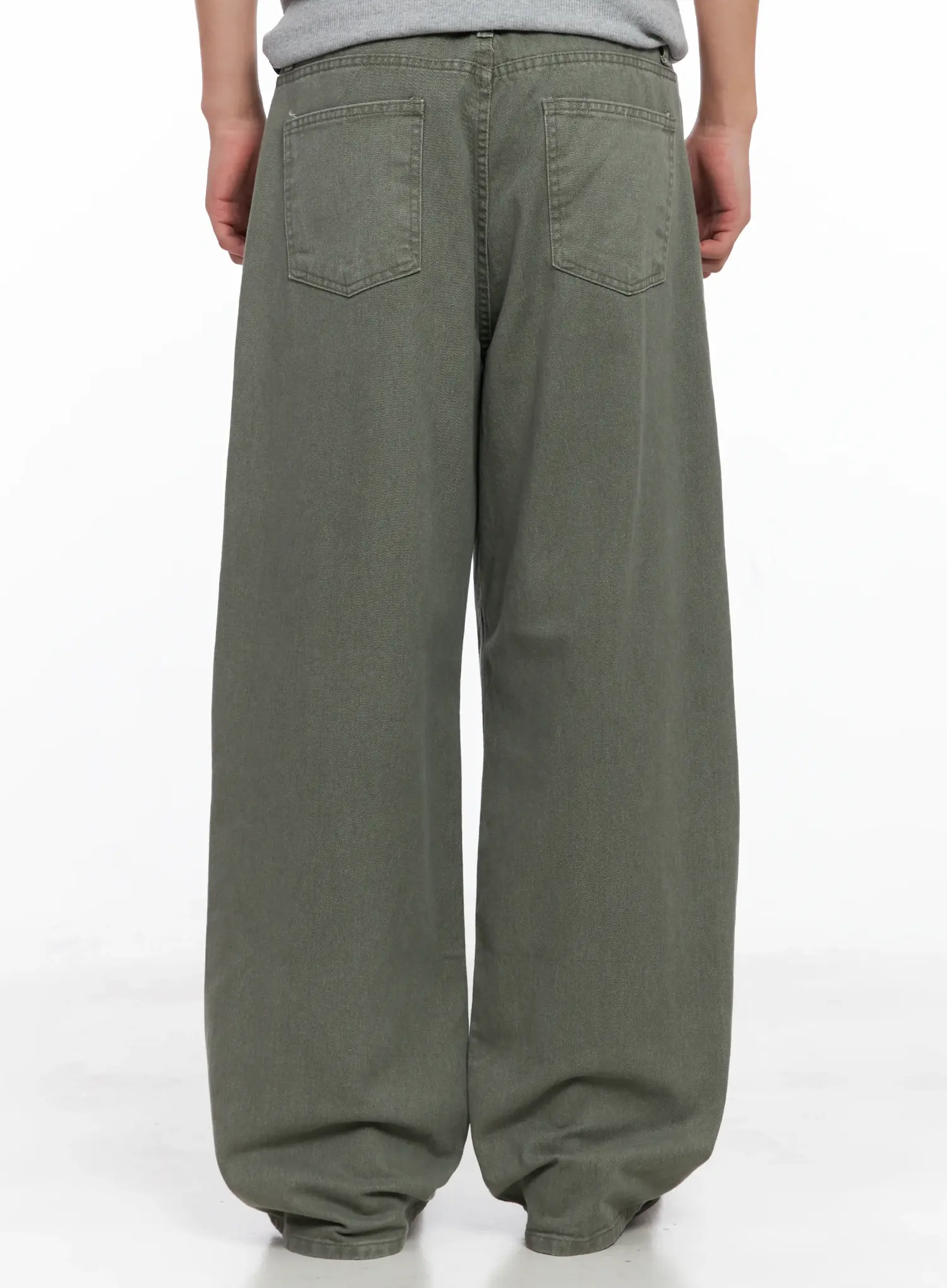 Men's Lost Baggy Jeans IG529 (Dark Green) - Image 8