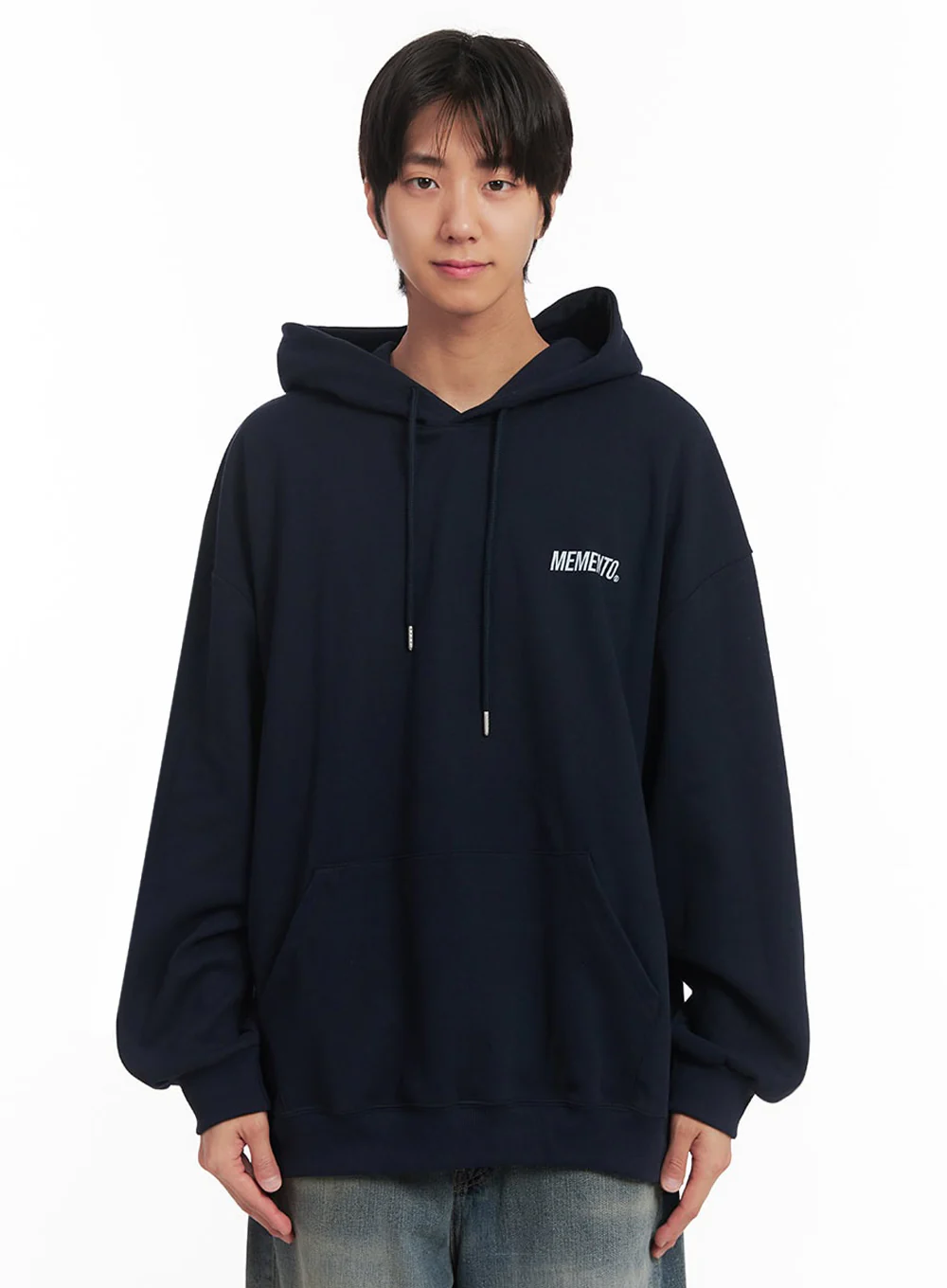 Men's Memento Logo Hoodie IA511 - Image 11