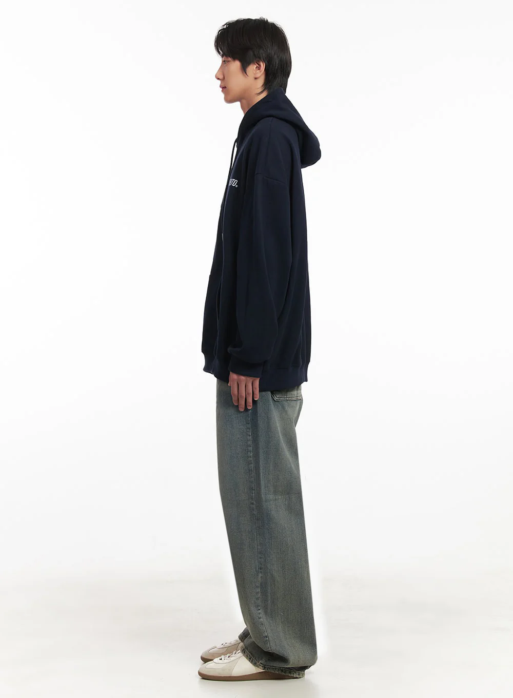Men's Memento Logo Hoodie IA511 - Image 8