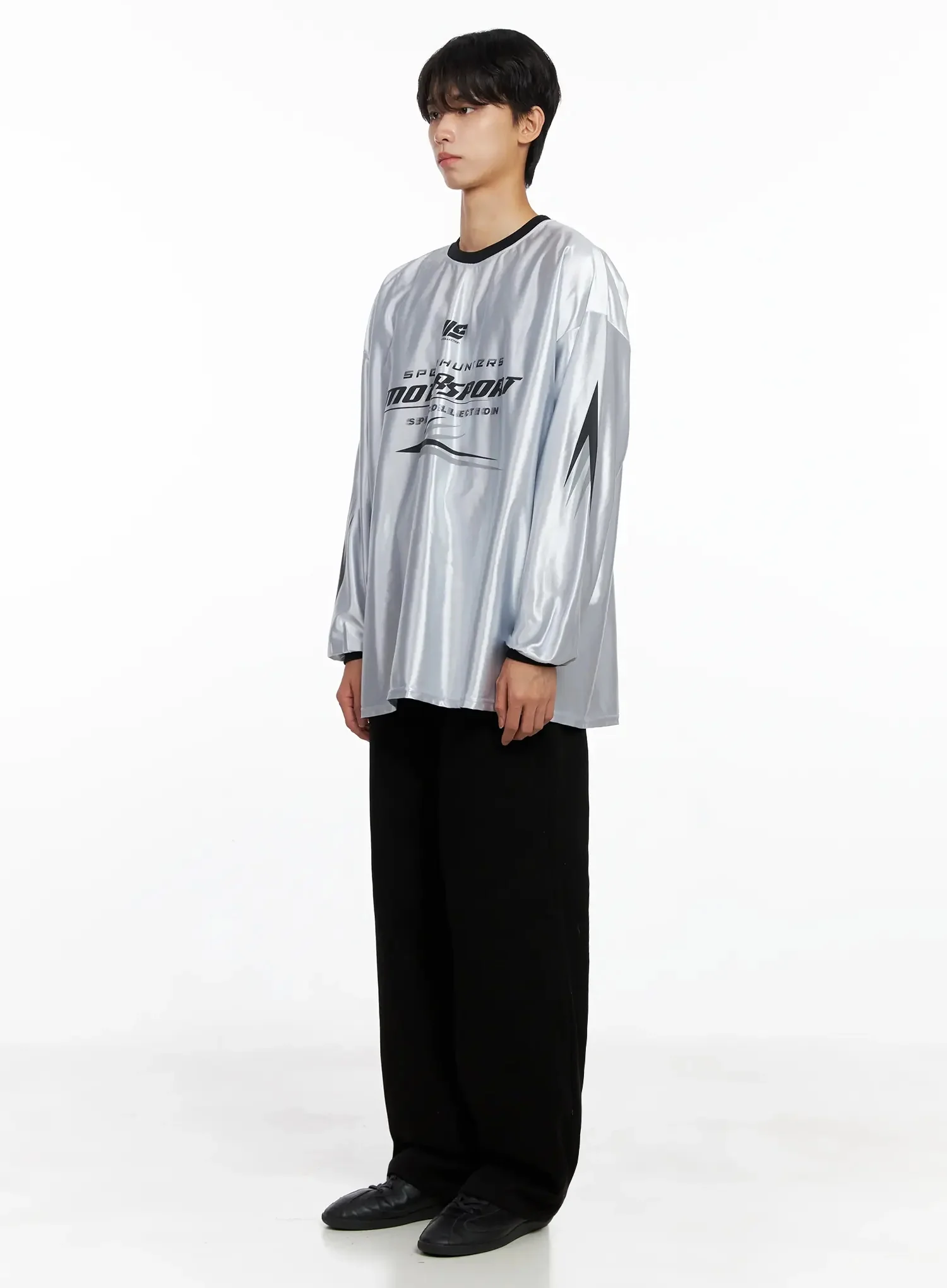 Men's Metallic Sporty Long Sleeve IO517 - Image 10