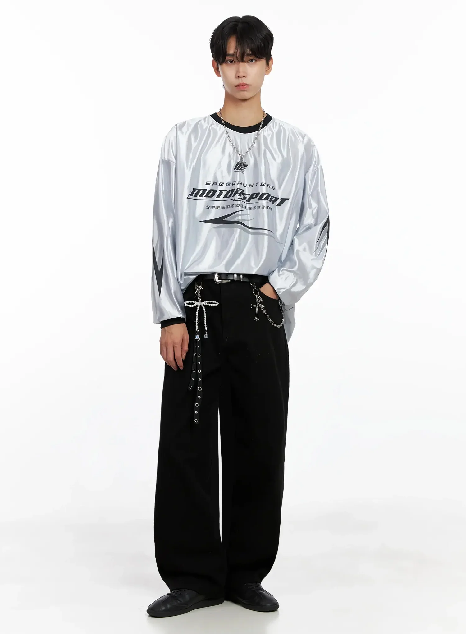 Men's Metallic Sporty Long Sleeve IO517 - Image 14