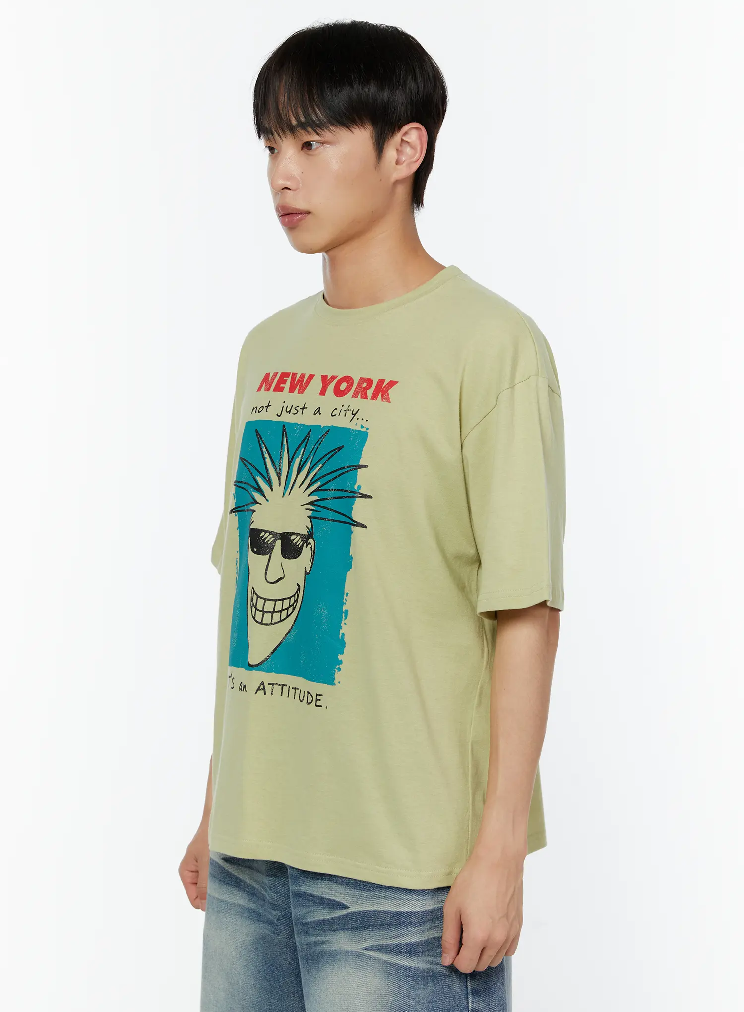 Men's NYC Graphic Tee IU516 - Image 4