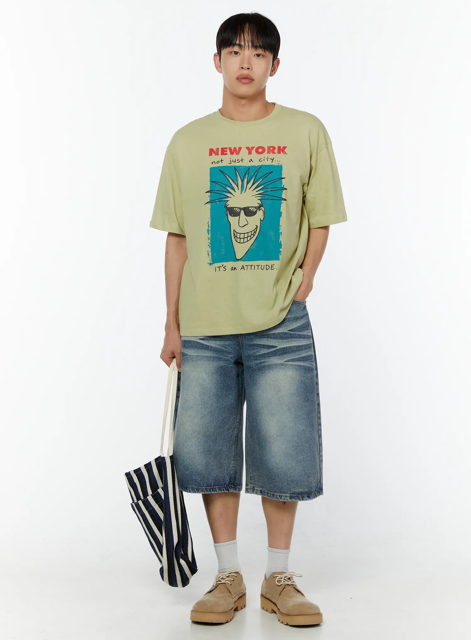 Men's NYC Graphic Tee IU516 - Image 7