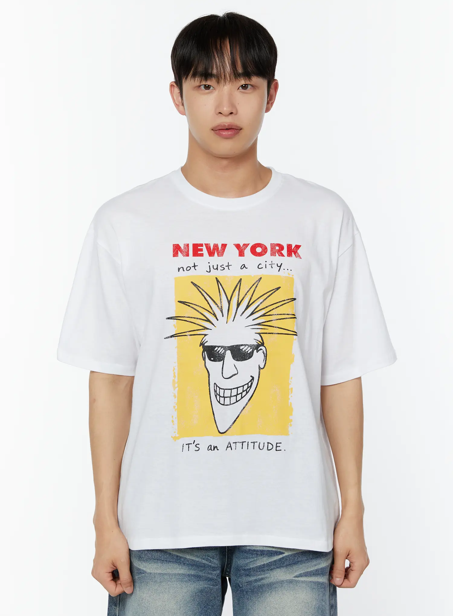 Men's NYC Graphic Tee IU516 - Image 9