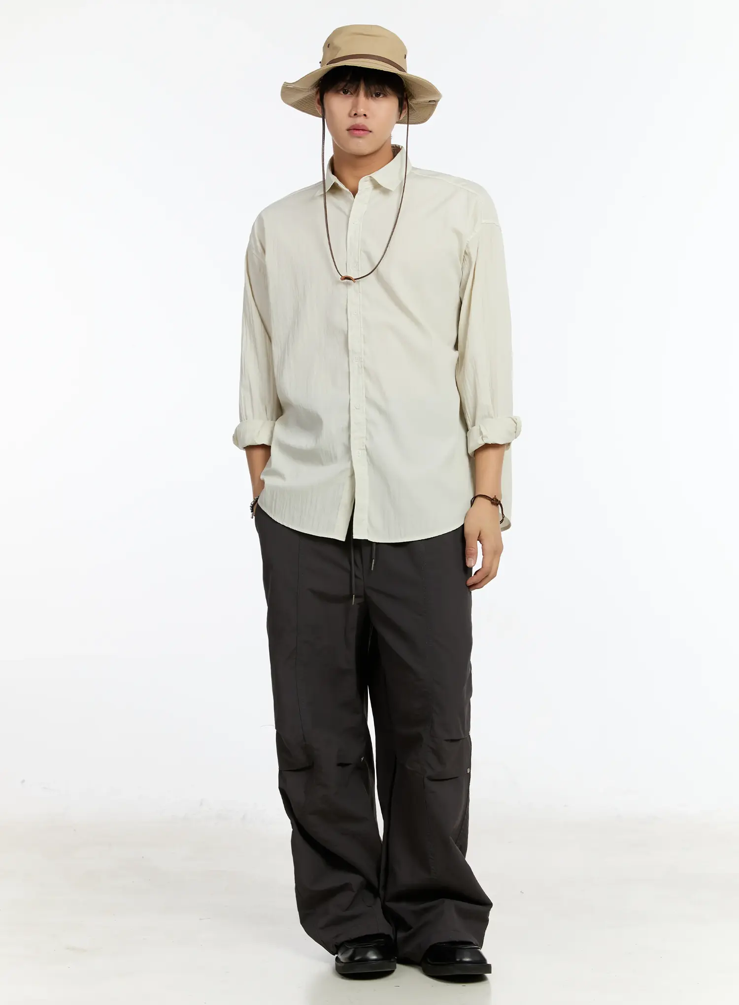 Men's Nylon Shirt IM503 - Image 8