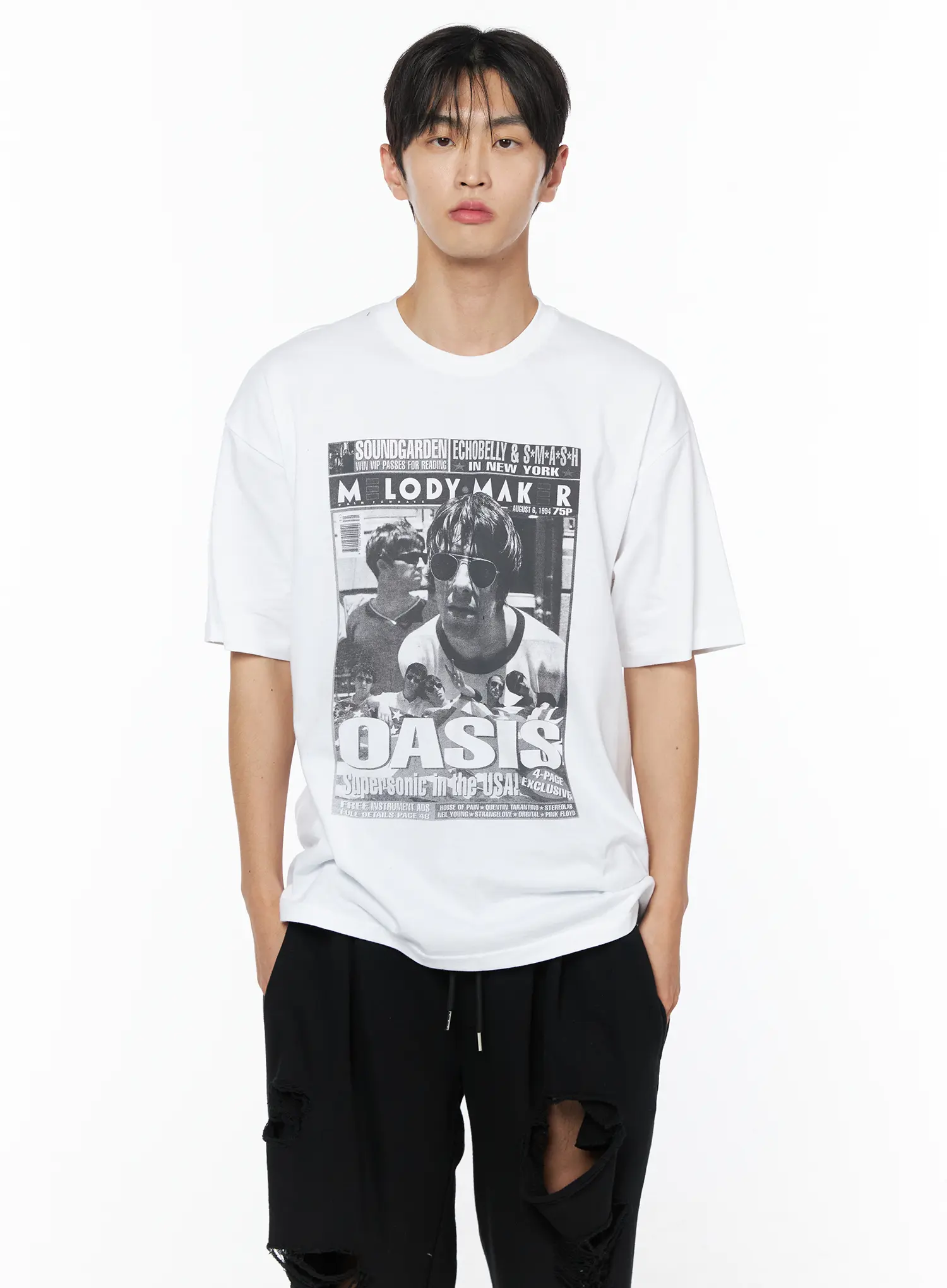 Men's Oasis Graphic Tee IU510 - Image 2