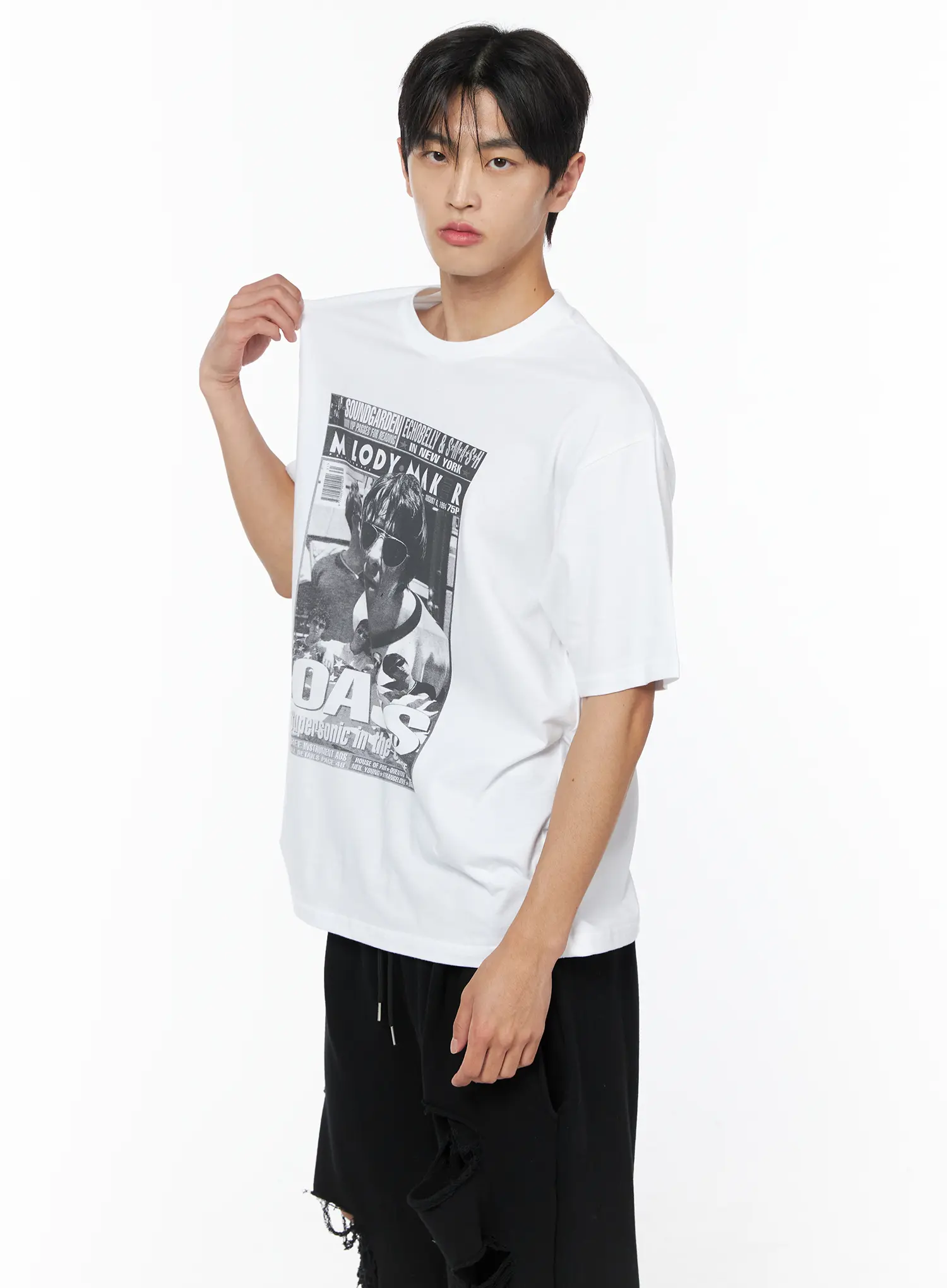 Men's Oasis Graphic Tee IU510 - Image 6